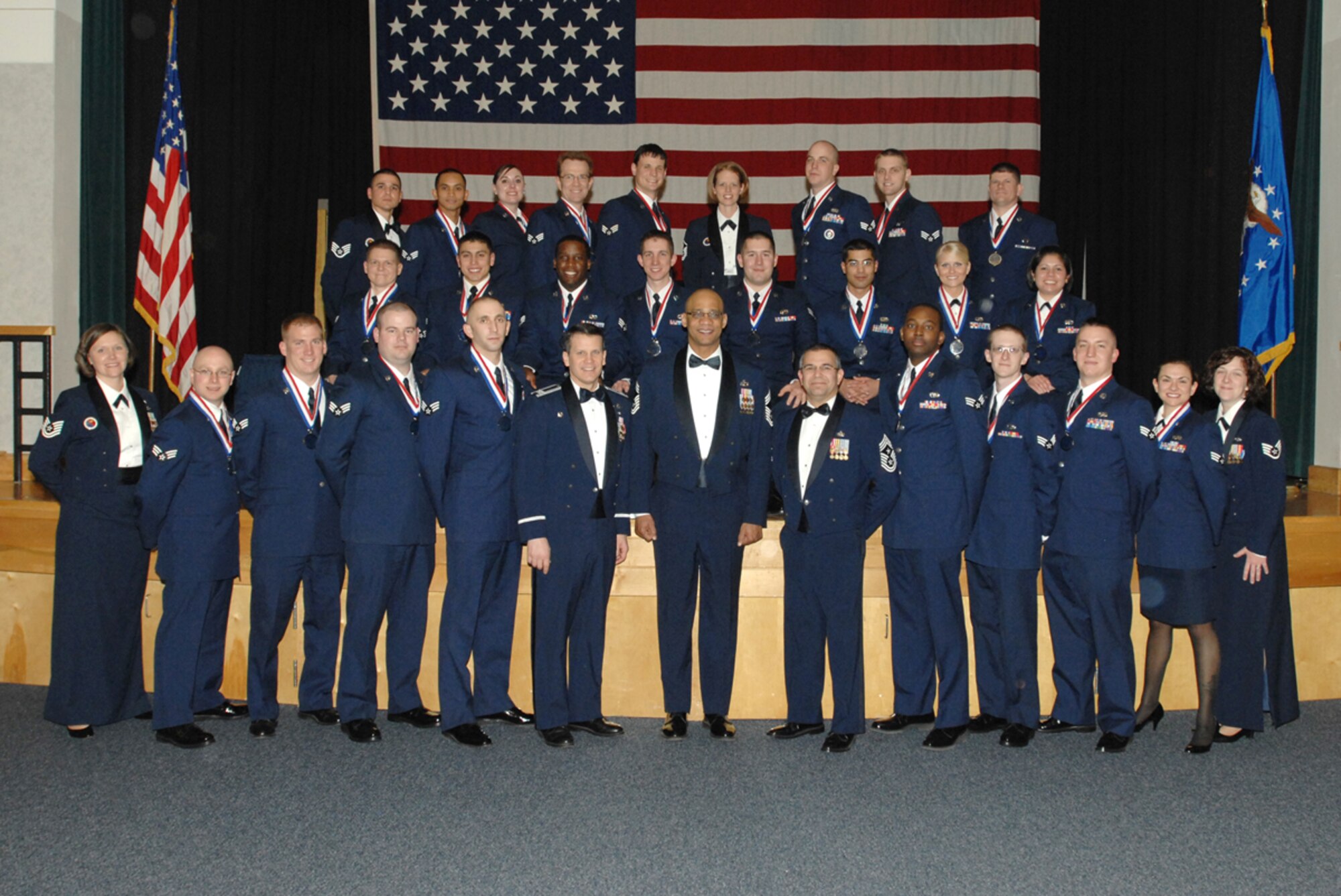 Team McConnell congratulates those senior airmen who graduated from Airmen Leadership School, class 10-B on Feb. 11, 2009 at McConnell Air Force Base, Kan. (U.S. Air Force photo/ Staff Sgt. Jamie Train) 