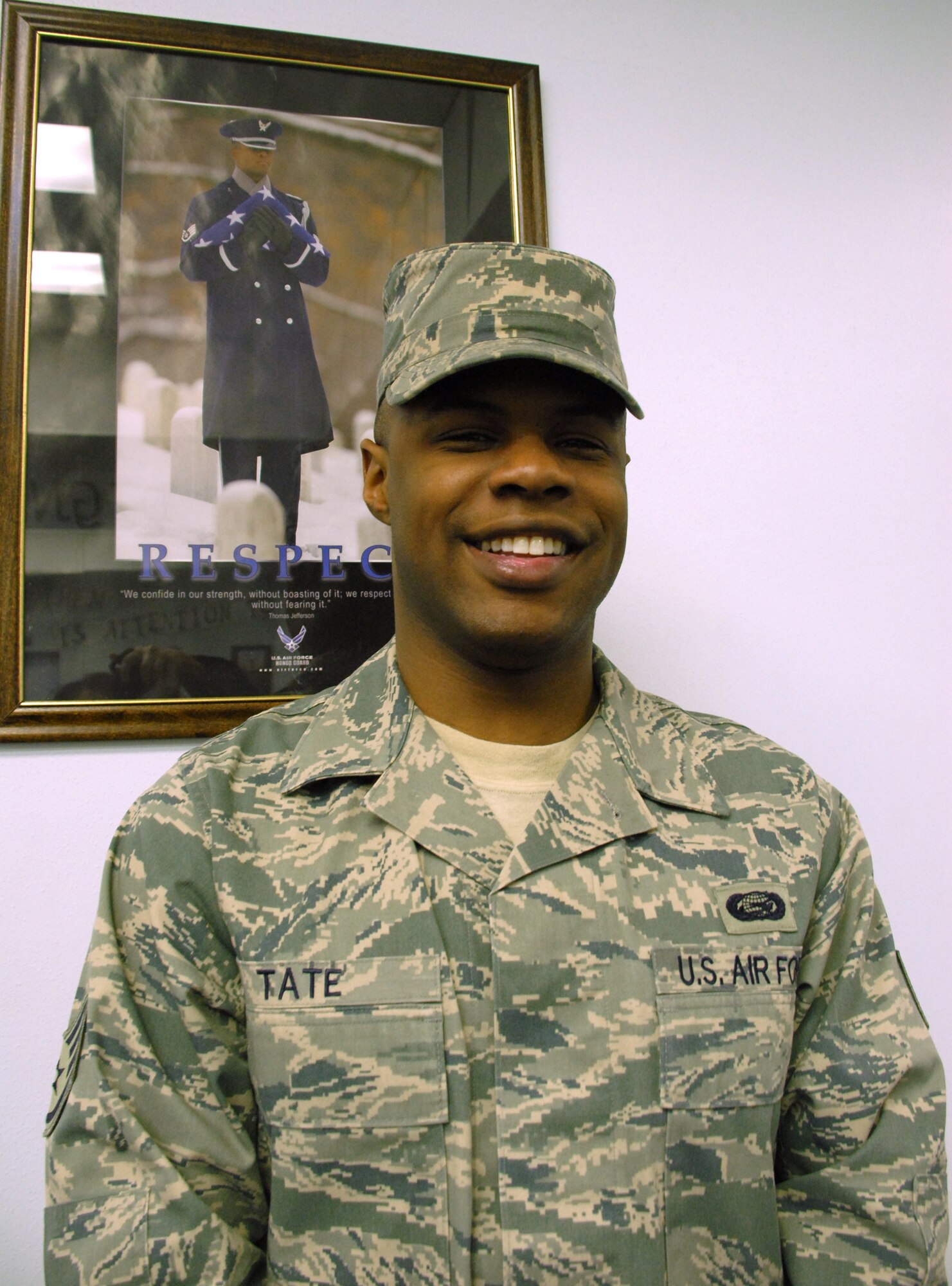 "I would like a portion of the Installation Excellence money to go towards renovating for a new Honor Guard building," said Staff Sgt. Michael Tate, 436th Force Support Squadron Honor Guard flight leader. (U.S. Air Force photo/Airman 1st Class Shen-Chia Chu)