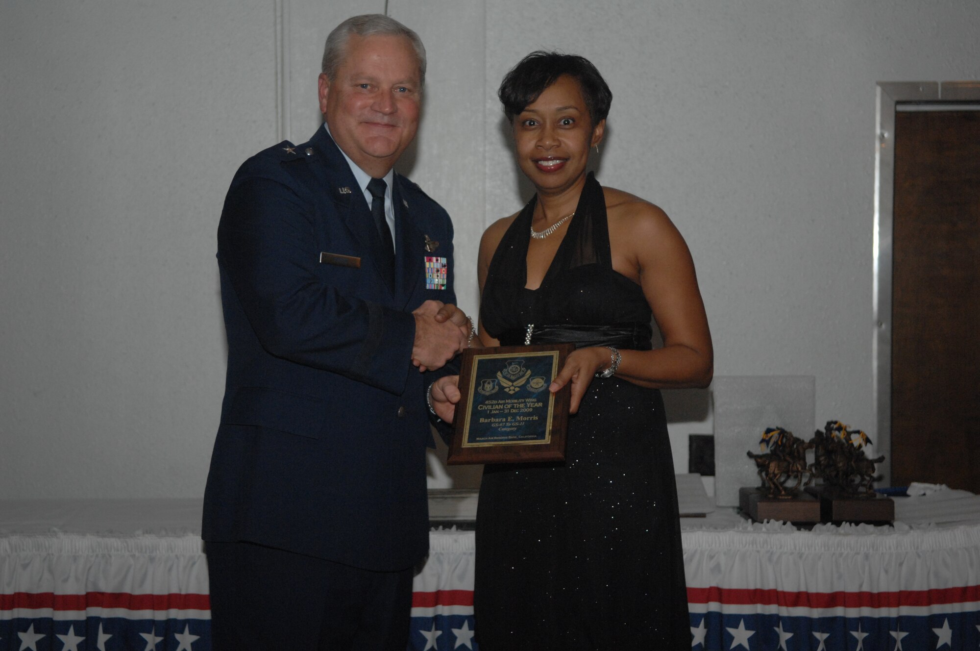 Civilian of the Year GS7-GS11
Ms. Barbara E. Morris
(U.S. Air Force photo by Staff Sgt. Keith Lawson)