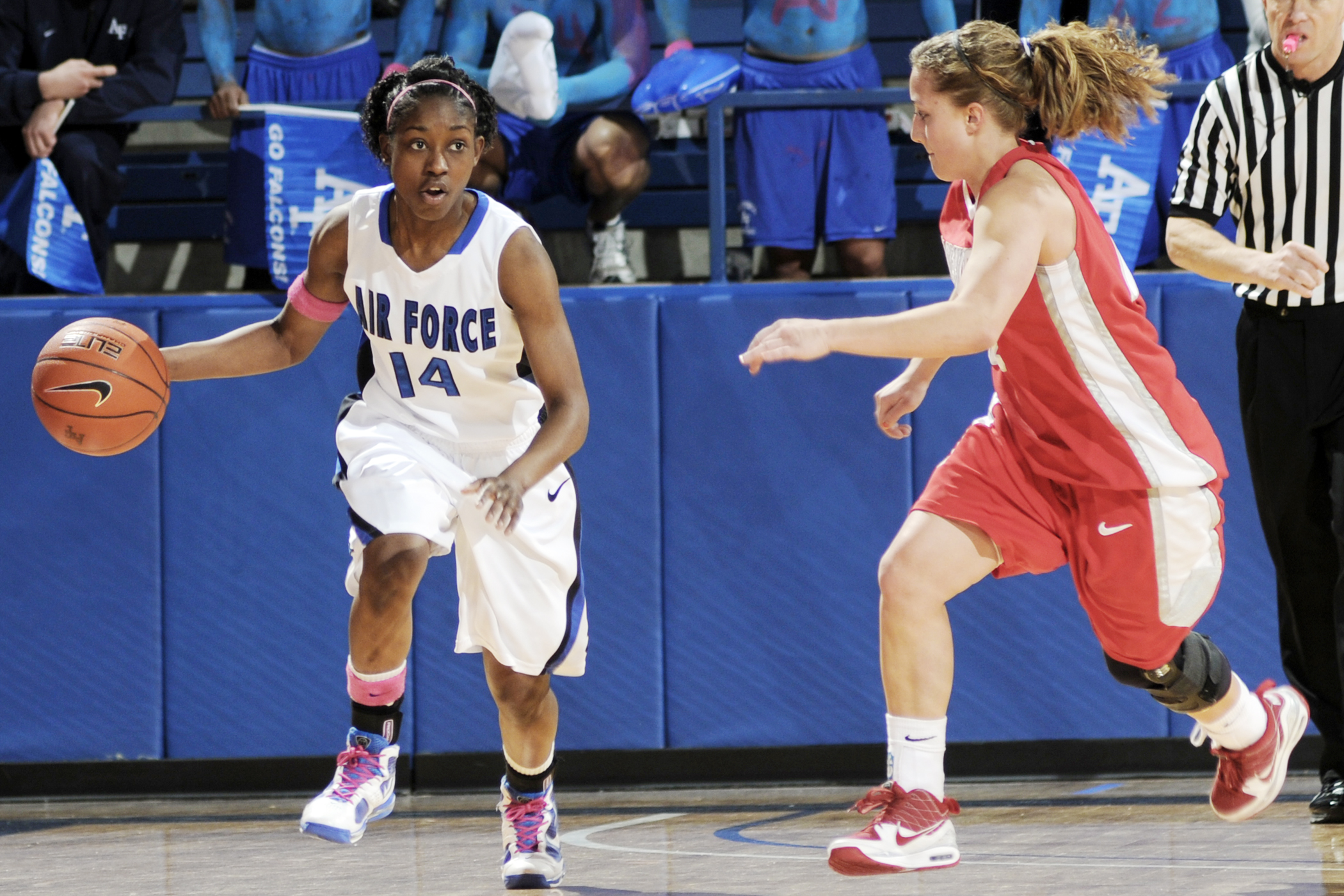 Photo Essay Academy Women S Basketball Falls To New Mexico