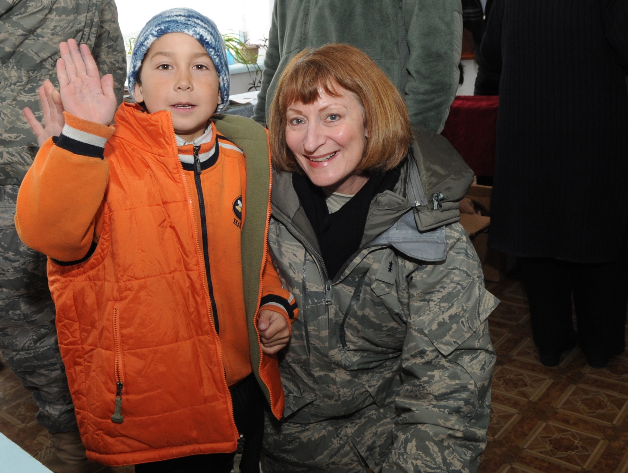 Maj. Gen. Polly Peyer, WR-ALC commander, has been telling the Center story across the globe. Courtesy photo