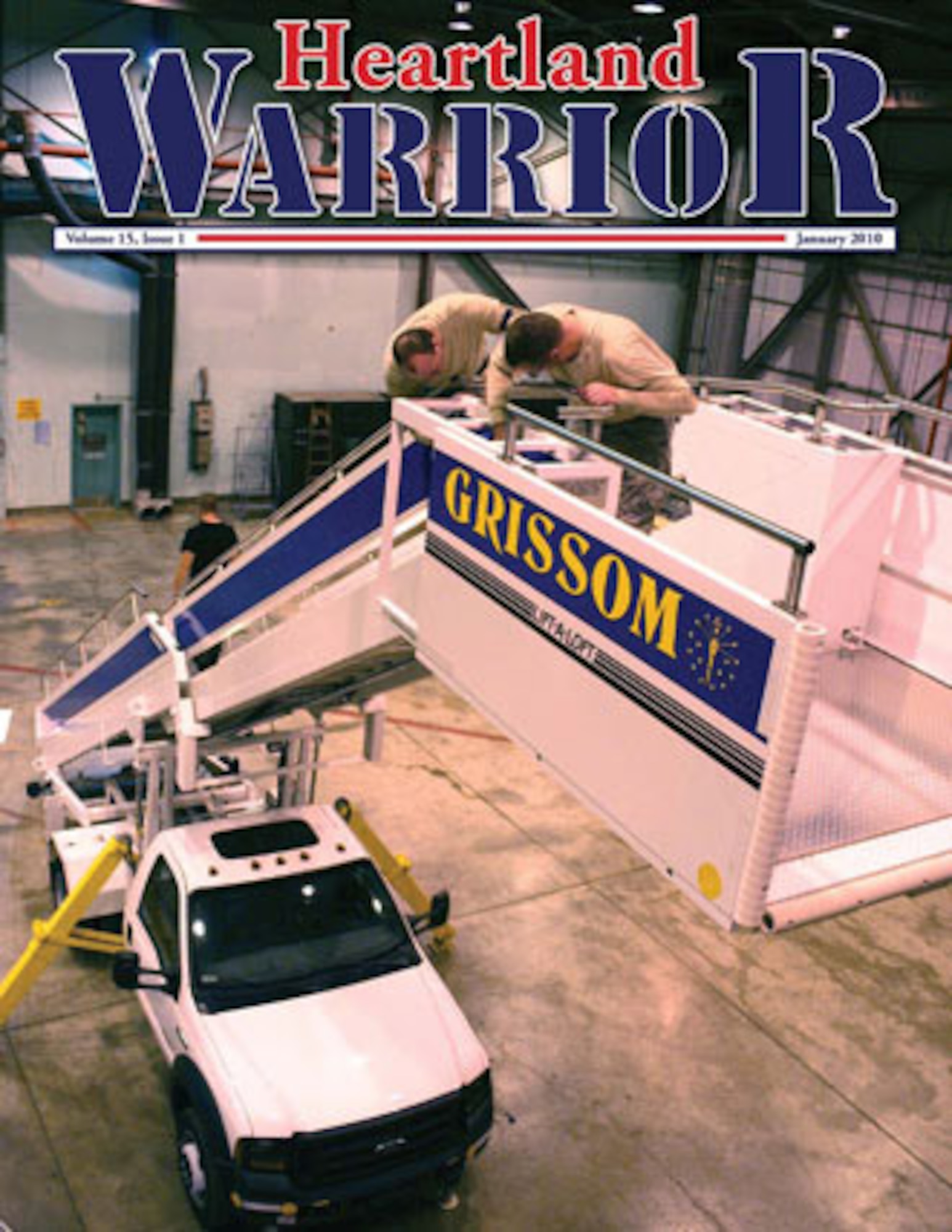 GRISSOM AIR RESERVE BASE, Ind., -- The Heartland Warrior is Grissom's official E-Paper. The January 2010 issue contained six pages of news, stories and photos. (U.S. Air Force photo) 