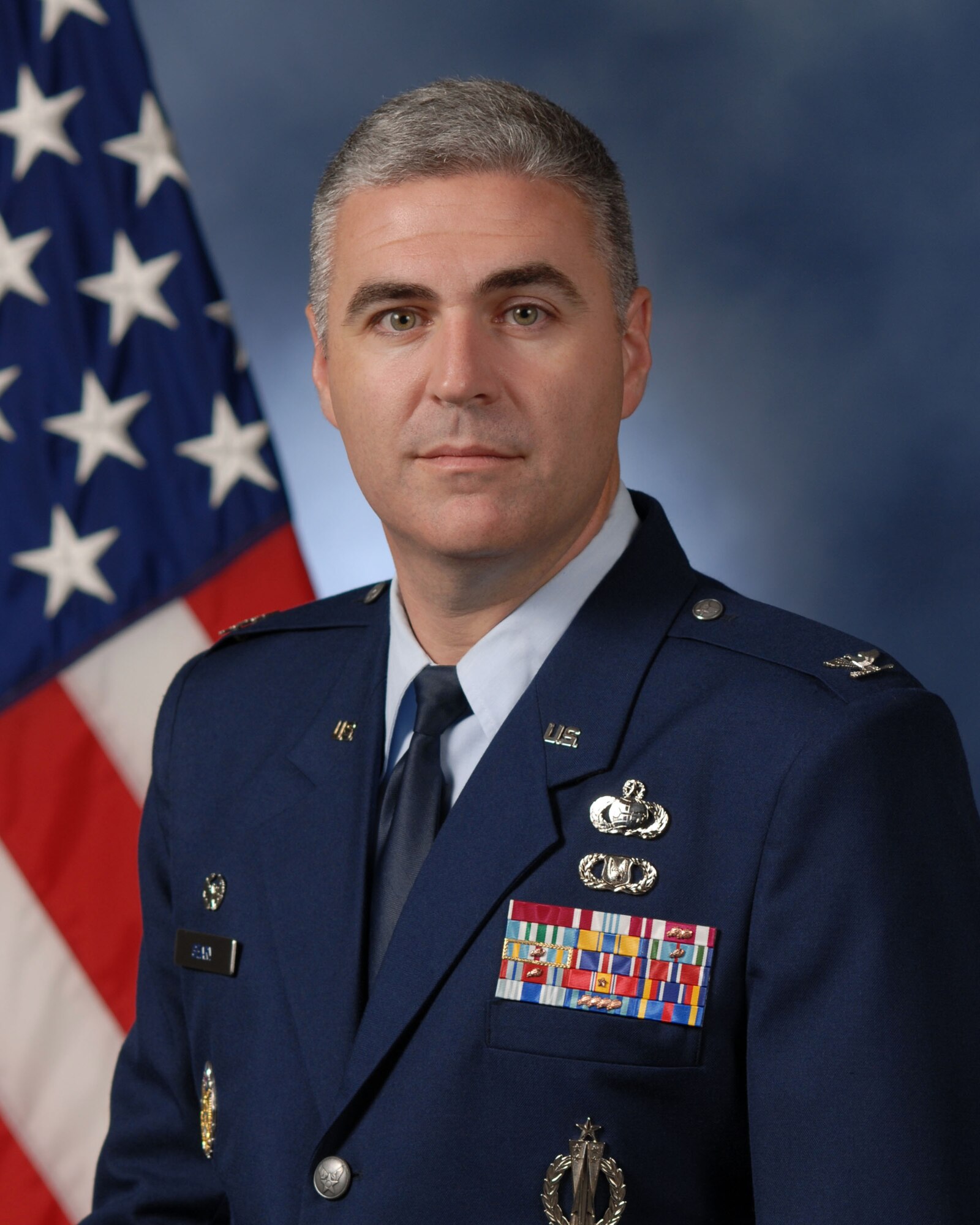 Col. Thomas W. Geary, 17th Training Wing commander, Goodfellow AFB, Texas.  Goodfellow is an Air Education and Training Command base.  The mission of the 17th Training Wing is to "Train World-Class Firefighting and Intelligence, Surveillance, and Reconnaissance Warriors."
