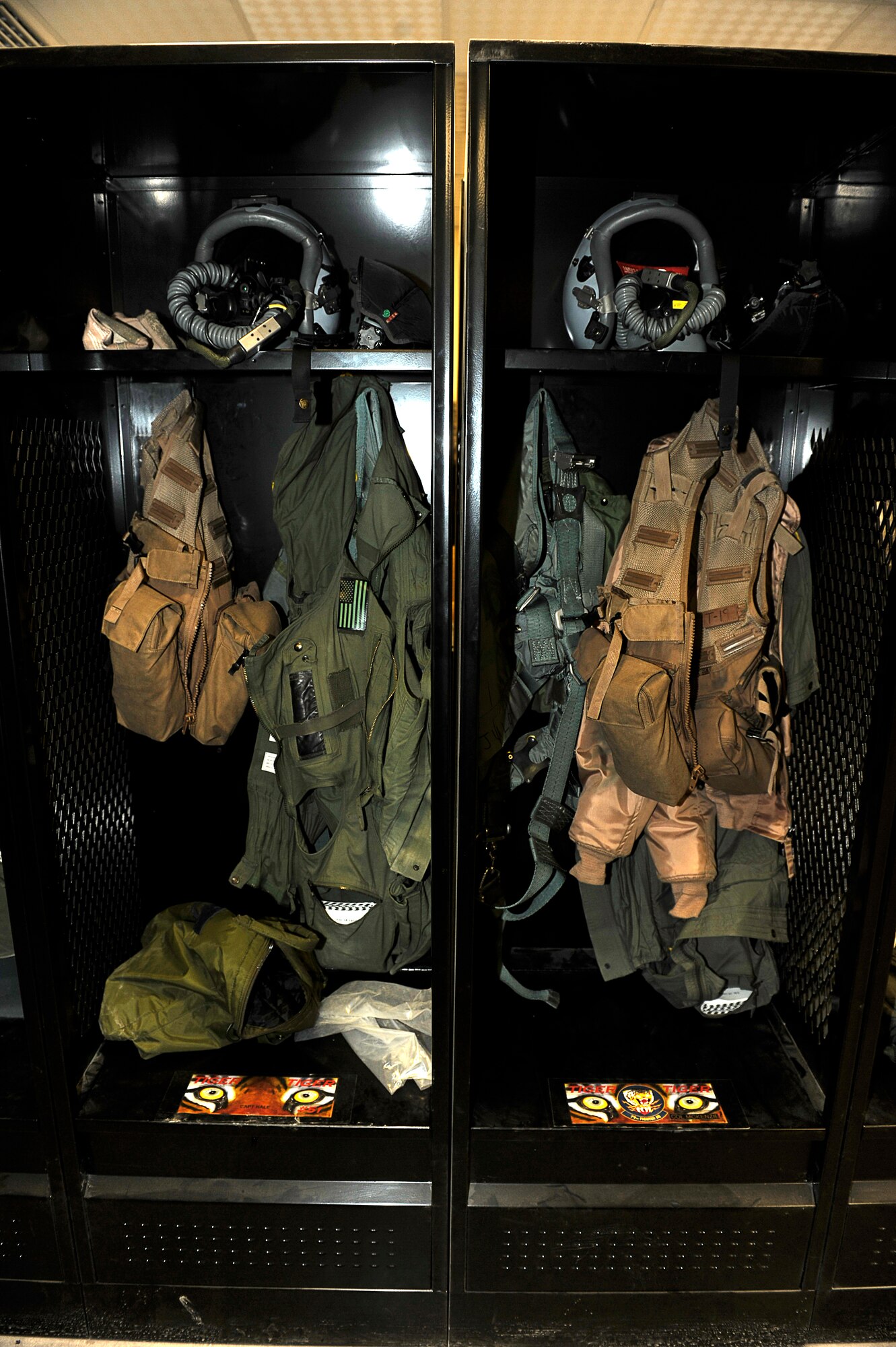 BAGRAM AIRFIELD, Afghanistan--The Airmen of the 455th Expeditionary Operation Support Squadron maintain pilot's aircrew flight equipment Jan. 4, 2010.  (U.S. Air Force photo by: Tech. Sgt. Jeromy K. Cross)