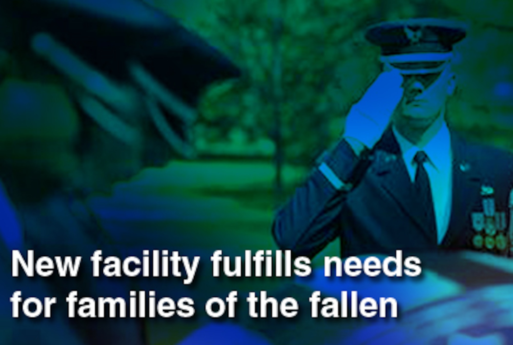 A new facility, known as the Center for Families of the Fallen, was dedicated Jan. 6, 2010, at Dover Air Force Base, Del.  The center will serve as a haven for families who have traveled to Dover AFB to attend the dignified transfer as thier fallen loved ones arrive in the U.S.  (U.S. Air Force graphic)