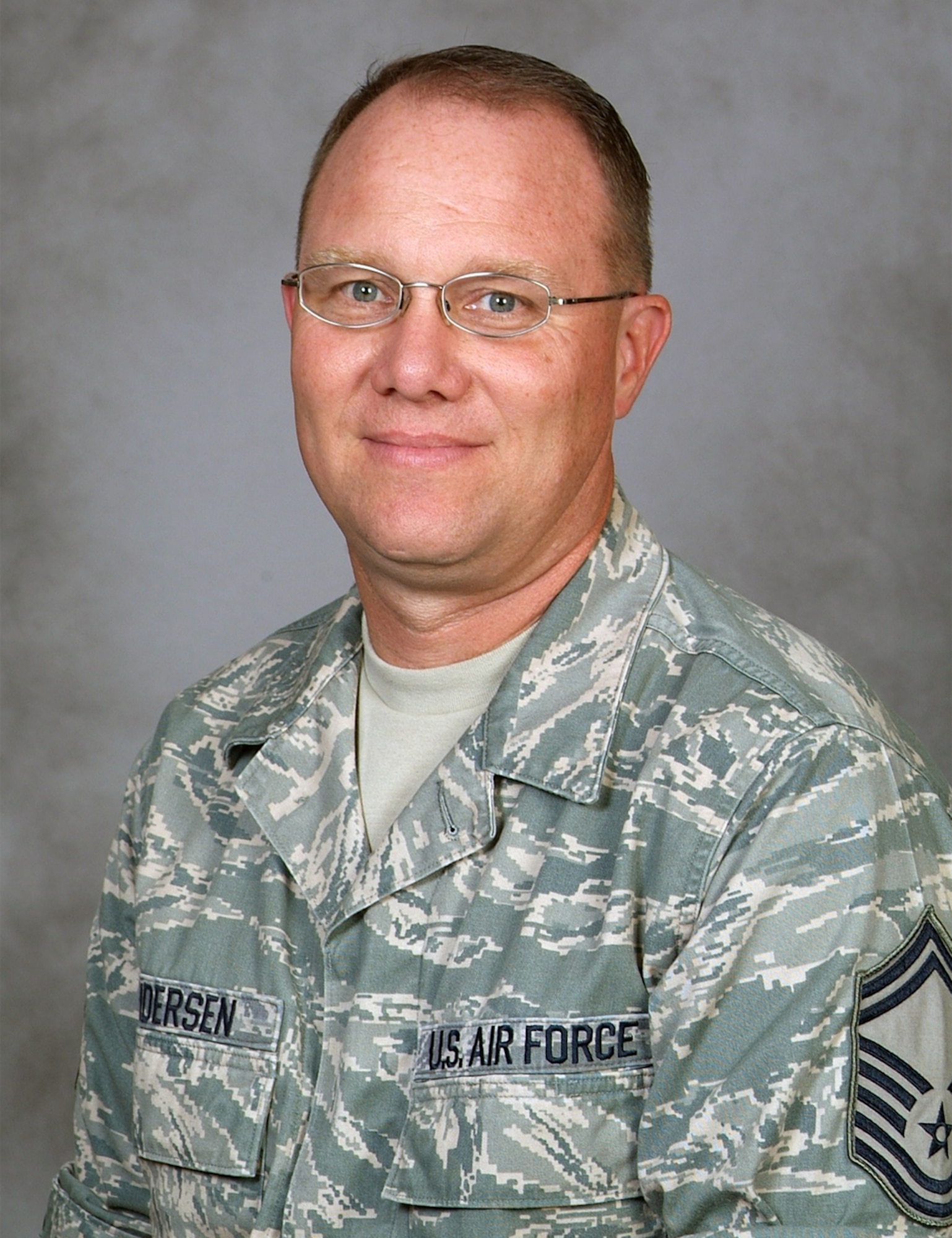 Senior Master Sgt. Wayne Andersen, 5th Flying Training Squadron superintendent