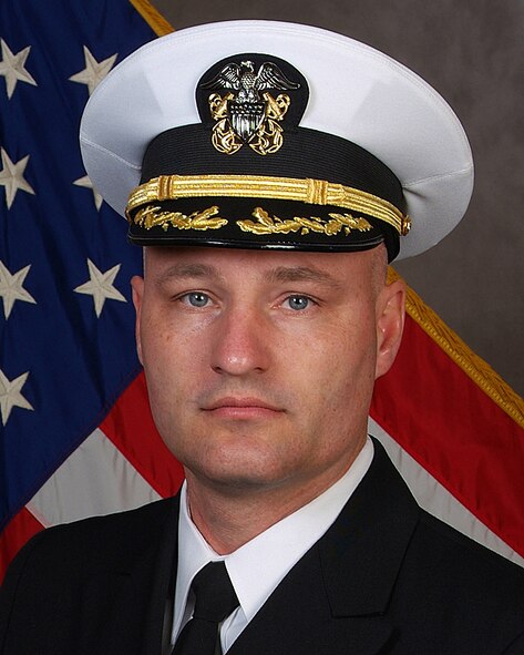 Cmdr. Todd A. Bahlau, 33rd Flying Training Squadron commander

