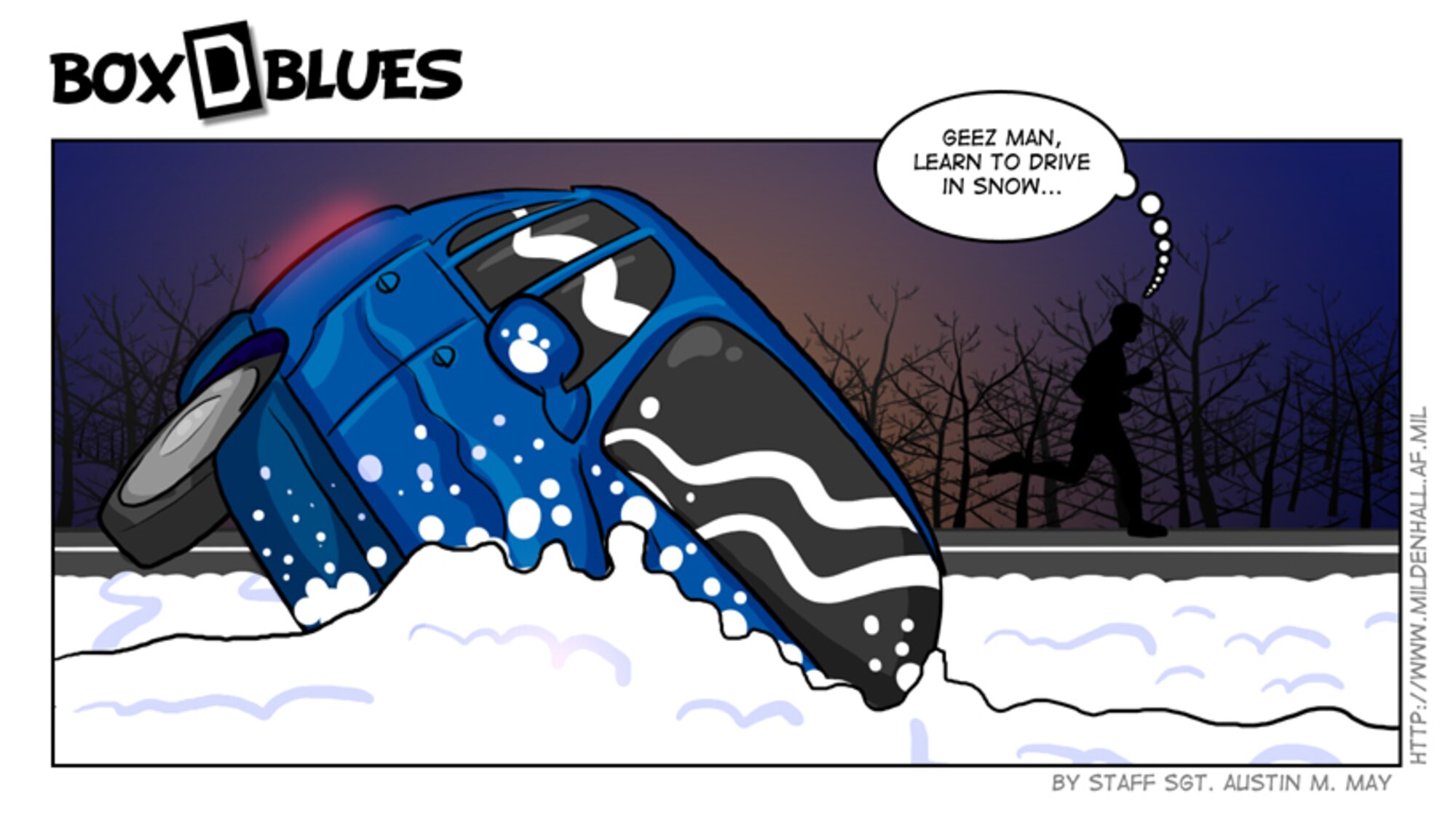 U.S. Air Force comic by Staff Sgt. Austin M. May