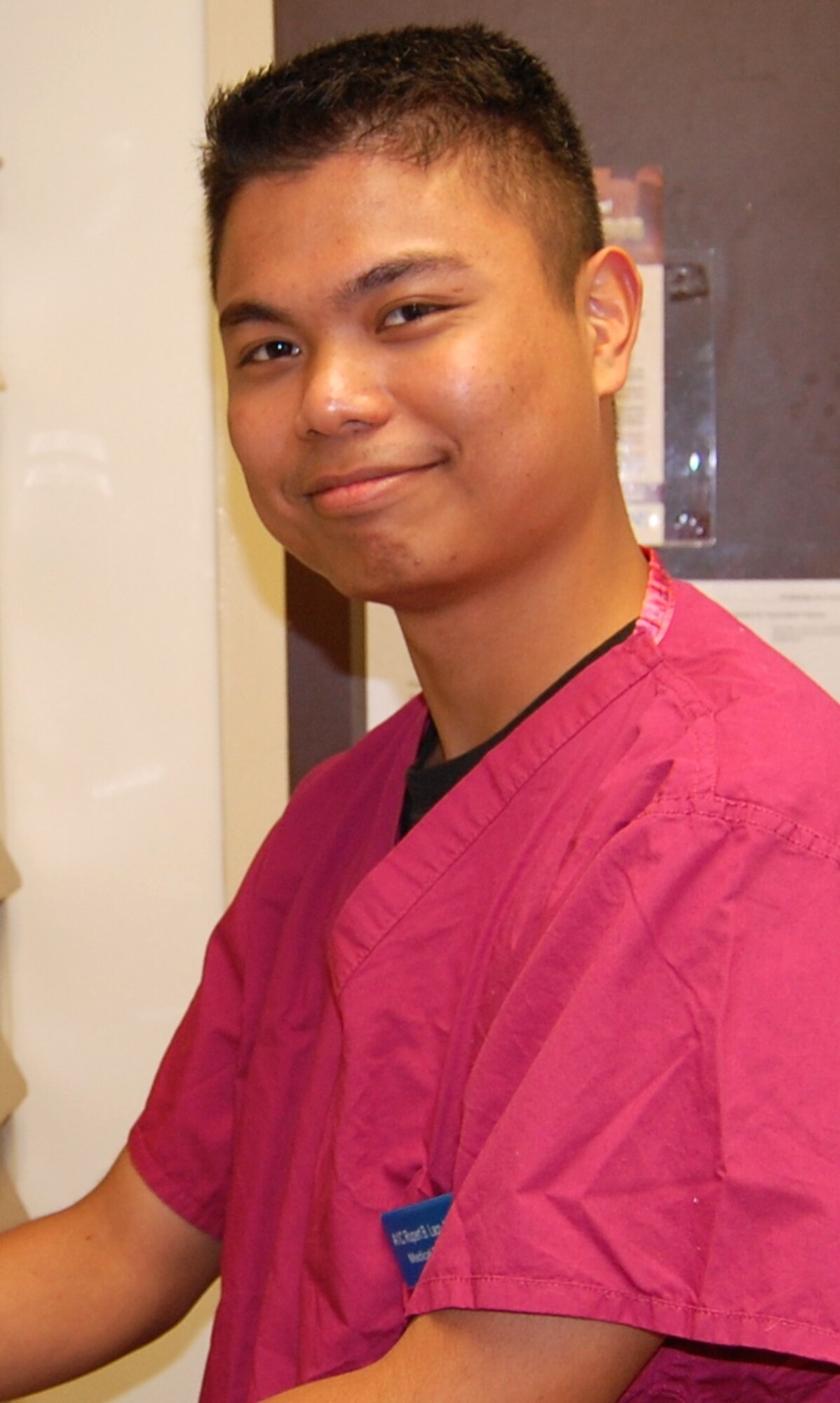 Senior Airman Rupert Laco, 81st Inpatient Operations Squadron.  (U.S. Air Force photo by Steve Pivnick)

