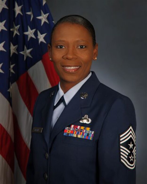 927th Air Refueling Wing Command Chief Master Sgt. Nina Watkins