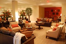 One of several comfortable, living room type settings inside the Center for the Families of the Fallen at Dover Air Force Base, Del. The center is part of the Air Force Mortuary Affairs Operations Center and hosts families who travel to Dover to witness dignified transfers. (U.S. Air Force photo by TSgt. Gareth Buckland, AFMAO/PA)