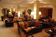 The Center for the Families of the Fallen offers several comfortable, living room type settings where families can wait prior to witnessing a dignified transfer. (U.S. Air Force photo by TSgt. Gareth Buckland, AFMAO/PA)