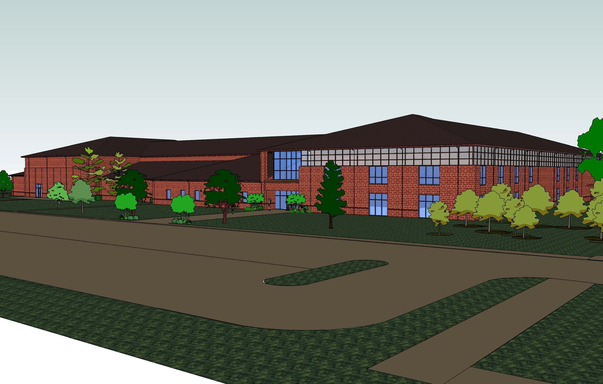 an artists rendering of the proposed layout of the new fitness center.