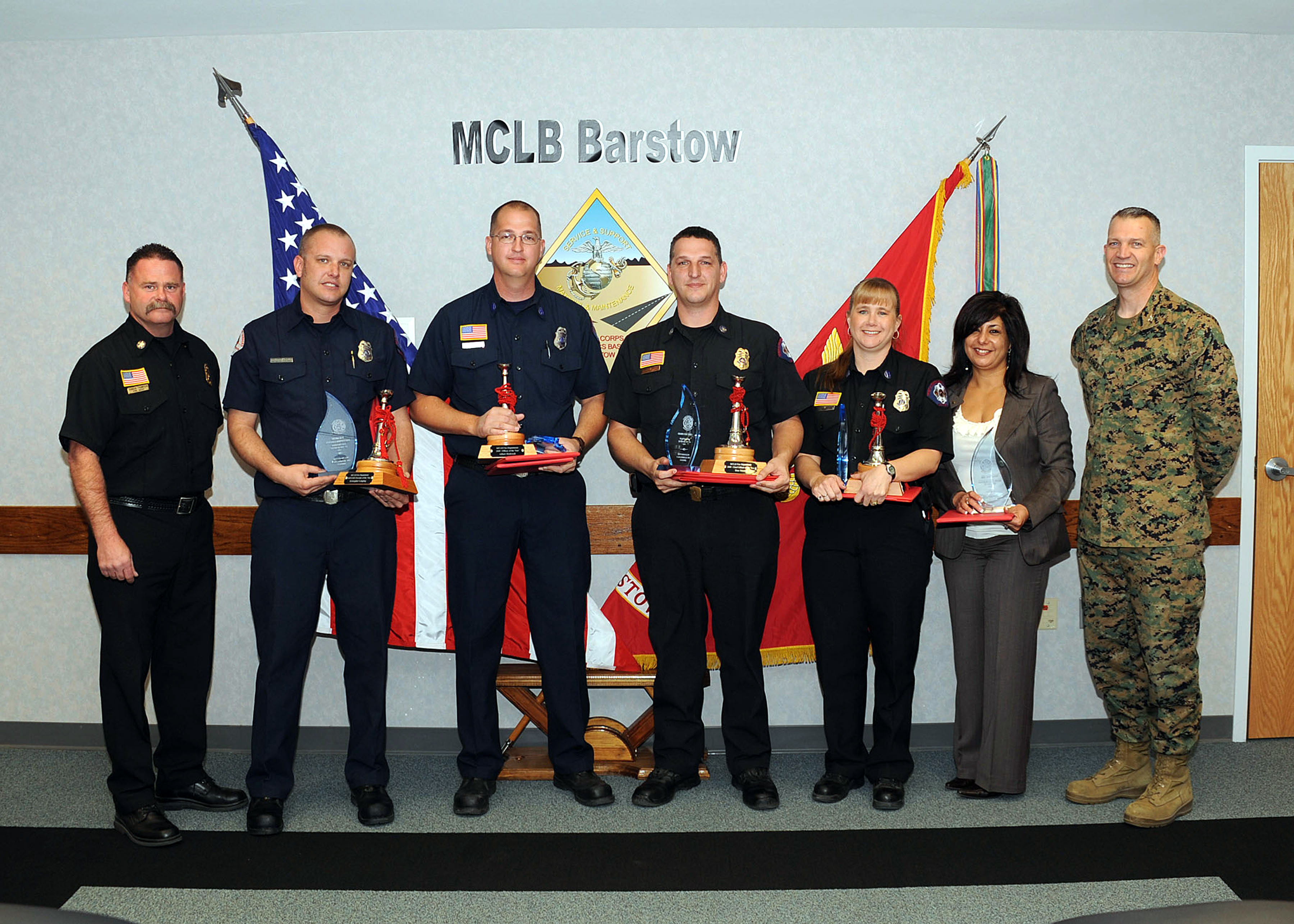 Barstow firefighters recognized for yearly excellence > Marine Corps