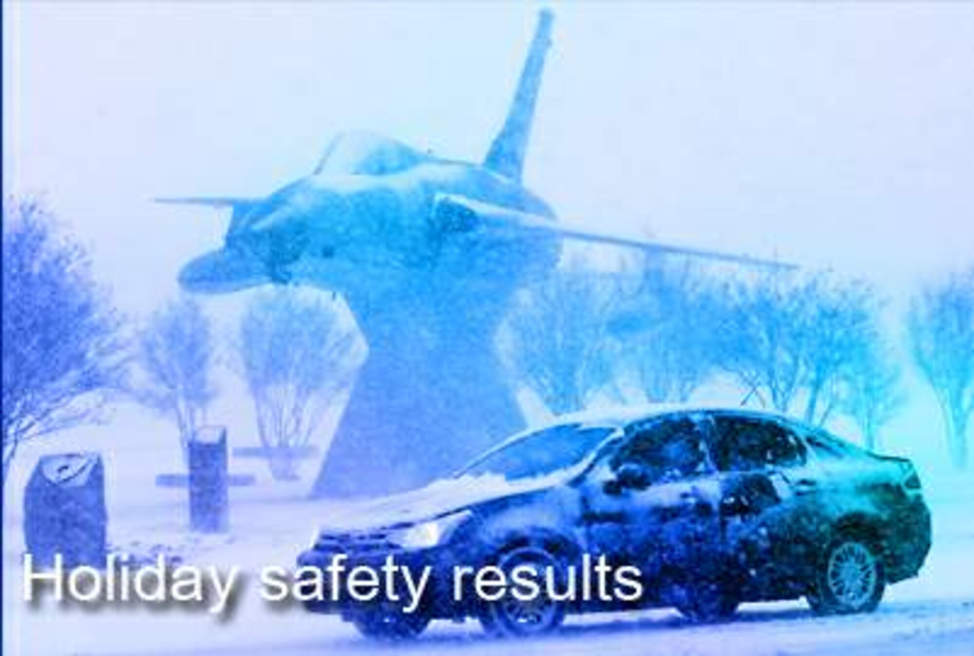 The Air Force had the lowest recorded number of private motor vehicle fatalities during the Thanksgiving-to-New Year's time frame -- one -- to include the lowest number of automobile fatalities -- zero