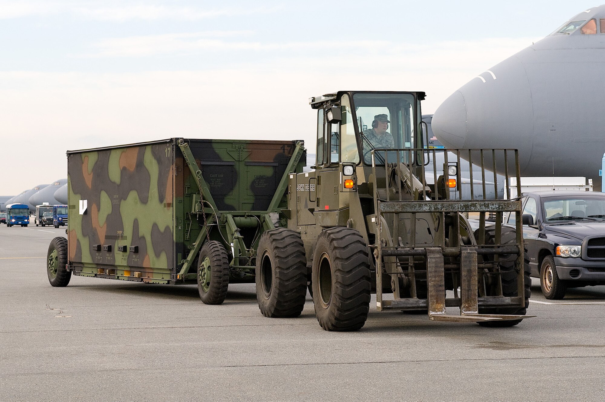 Twenty-five Air Force Reserve members with the 512th Airlift Control Flight at Dover Air Force Base, Del., deployed to Homestead Air Reserve Base, Fla., Jan. 15 to assist with the Haiti earthquake relief effort. Since news of the disaster broke, Homestead ARB has been a staging area for troops, equipment and supplies that are being flown into the airport at Port Au Prince, capital of the island nation.  The 512th ALCF will assist Homestead ARB with airfield operations. (U.S. Air Force photo/Jason Minto)