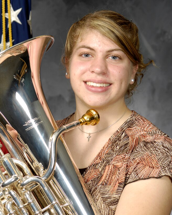 Euphonium soloist Alison Emily Miserendino is the winner of The United States Air Force Band's 2010 Colonel George S. Howard Young Artist Competition. A native of Burke, Va., Miserendino will perform with the USAF Concert Band on March 7, 2010, at 3 p.m. as part of the Band’s Guest Artist Series at historic D.A.R. Constitution Hall in Washington, D.C. The Canadian Brass, the world's leading brass ensemble, will also be featured on the program.