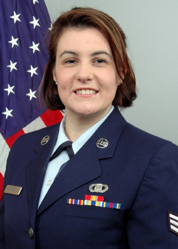 GRISSOM AIR RESERVE BASE, Ind., -- Senior Airman Courtney R. Storey, a flight management apprentice with the 434th Operations Support Squadron, was recently selected as the 434th Air Refueling Wing "Airman of the Year."  Her responsibilities include managing aircrew information files and maintaining flight records.  (U.S. Air Force photo/Tech. Sgt. Doug Hays)