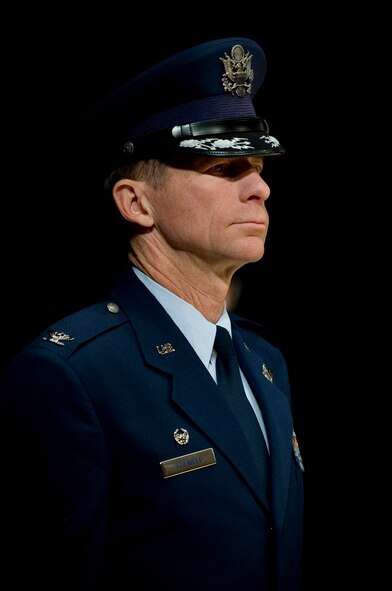 MISAWA CITY, Japan -- Col. David Stilwell, 35th Fighter Wing commander, participates in the Misawa City Fire Department New Year's Ceremony at the Misawa International Center Jan. 11. Colonel Stilwell thanked the Misawa City Fire Department and city officials for allowing members of the 35th Civil Engineer Squadron to be part of the ceremony. (U.S. Air Force photo/Staff Sgt. Samuel Morse)