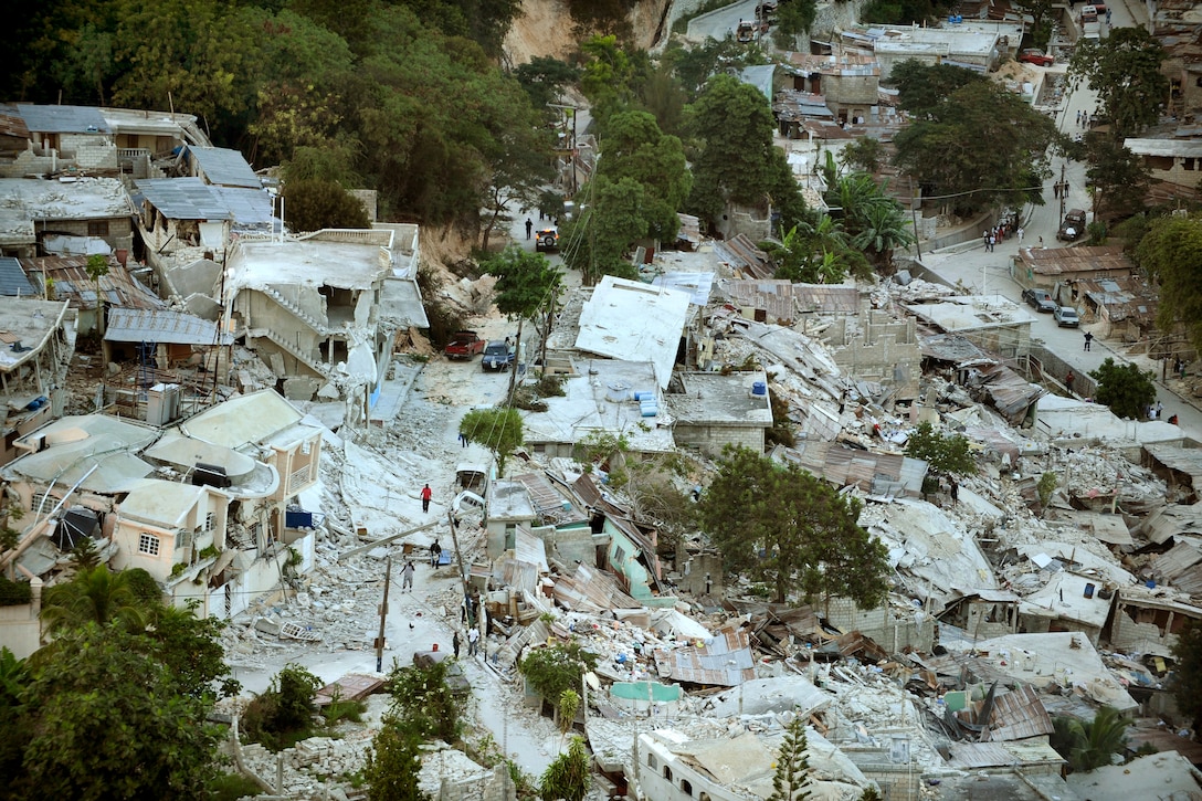 Images of Port-au-Prince, Haiti, Jan 15, 2010. Department of Defense ...