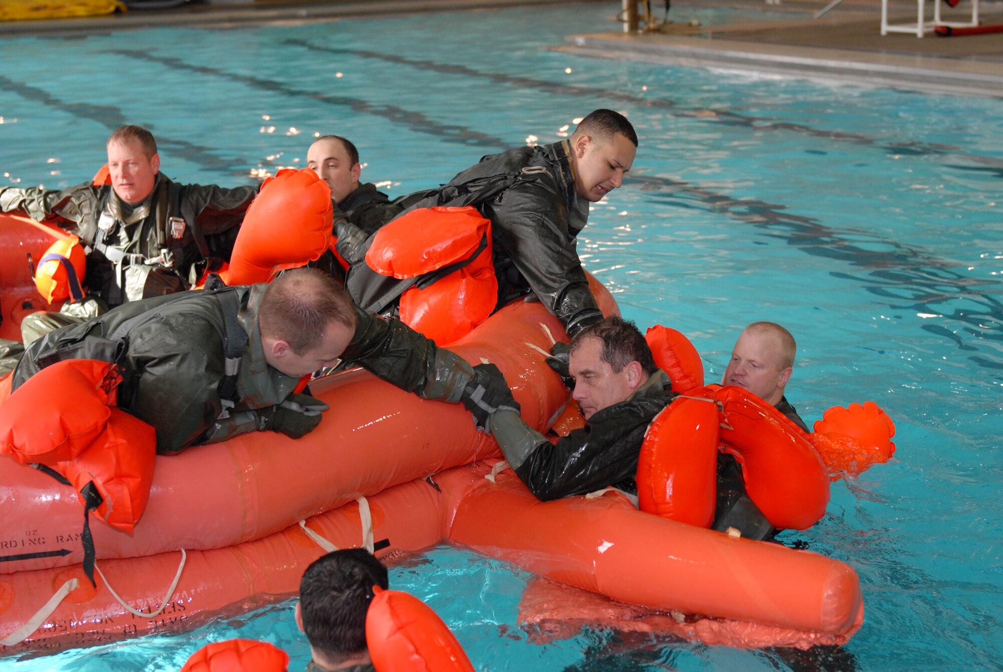 Aviators train for water survival > Little Rock Air Force Base > Display