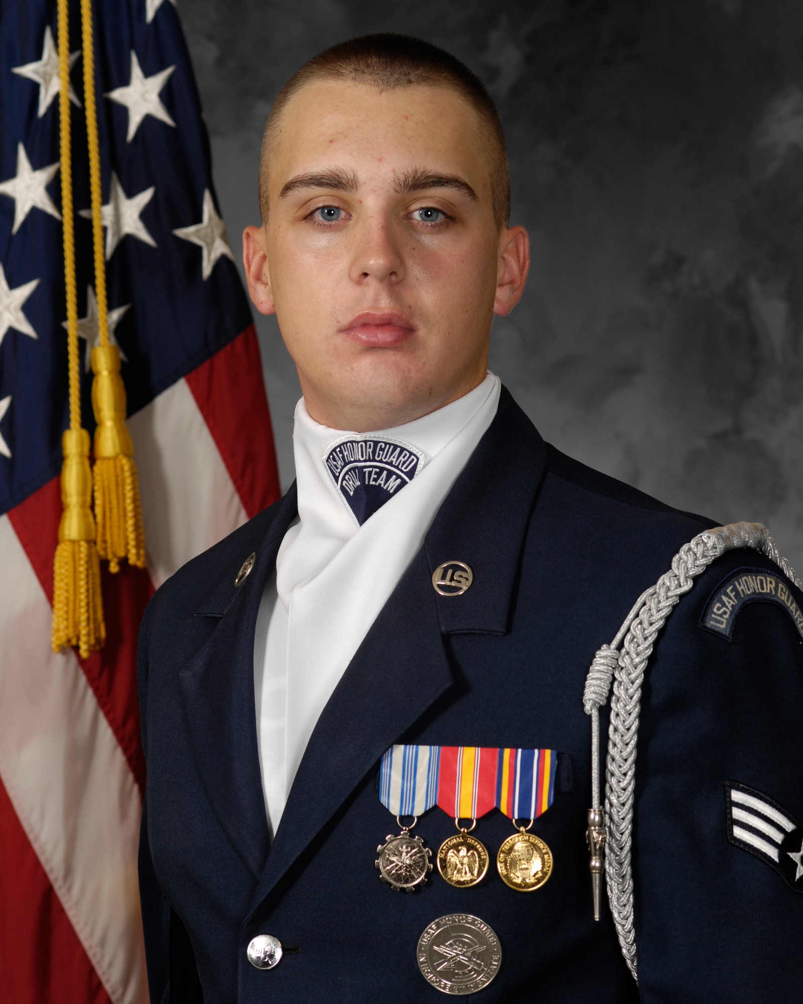 Senior Airman Brandon Finley, U.S. Air Force Honor Guard Drill Team, was recently named one of only 14 Airmen worldwide to receive a scholarship through the Scholarships for Outstanding Airmen to ROTC program. He will separate from active duty this summer to attend the University of Central Florida to pursue a bachelor's degree in aerospace engineering. Upon graduating, he will receive a commission as a second lieutenant. (Courtesy photo)