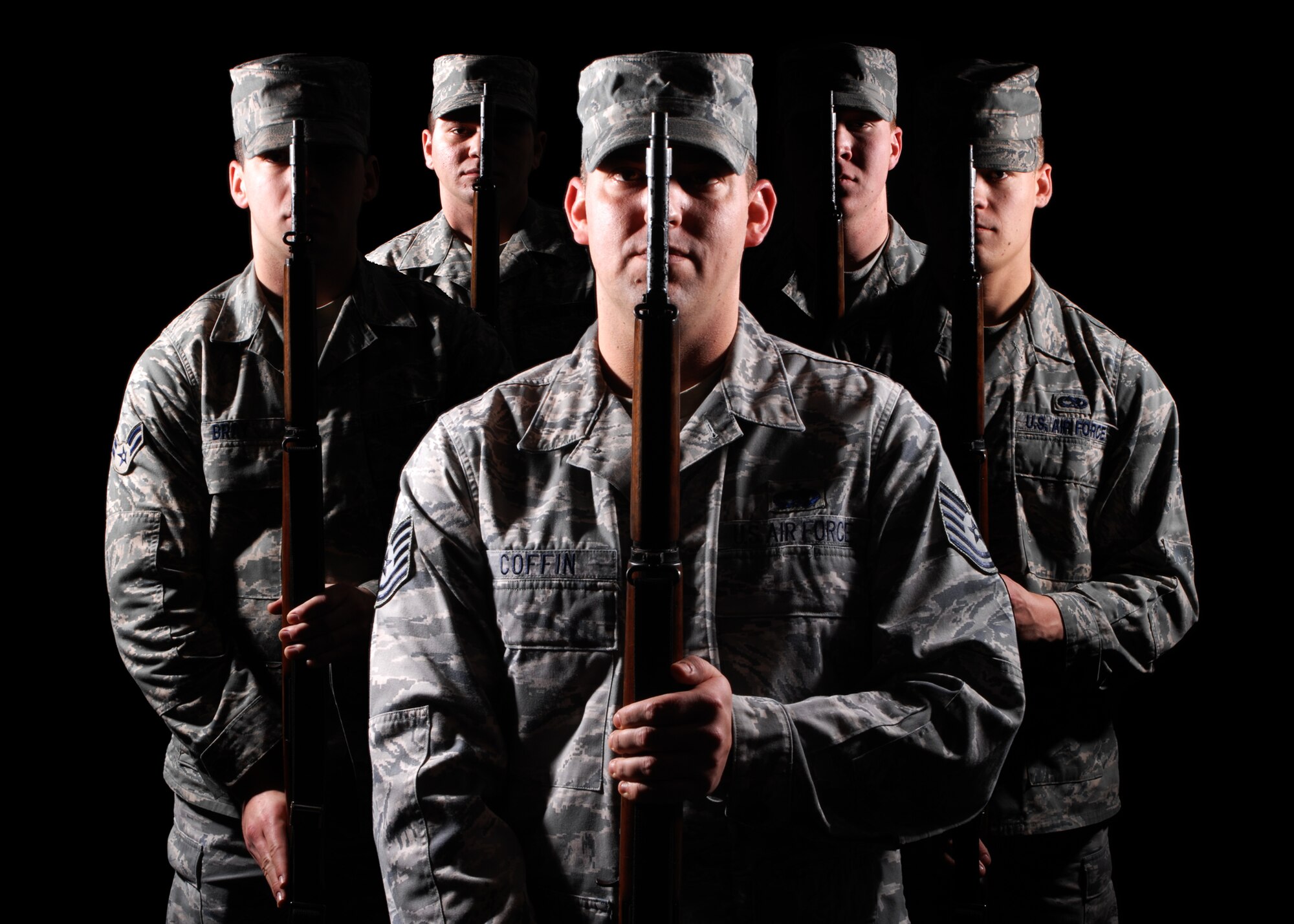 The Team Mildenhall Honor Guard is looking for Airmen to join the elite team. Those stationed at RAF Mildenhall who are interested in becoming a member should call DSN 238-2118. (U.S. Air Force Illustrative photo/Staff Sgt. Christopher L. Ingersoll)
