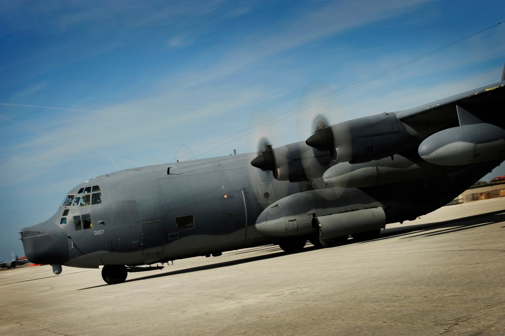 The 6th Medical Group Mobile Aeromedical Staging Facility (MASF) team departs on a C-130 aircraft for humanitarian relief to Haiti from MacDill Air Force Base, Fla., Jan. 20. The 13-personnel MASF team from MacDill contains nurses, aeromedical technicians, and administrators who will provide medical treatment to victims of the massive Haiti earthquake which occured on Jan. 12. (U.S. Air Force photo by Senior Airman Rylan Albright)