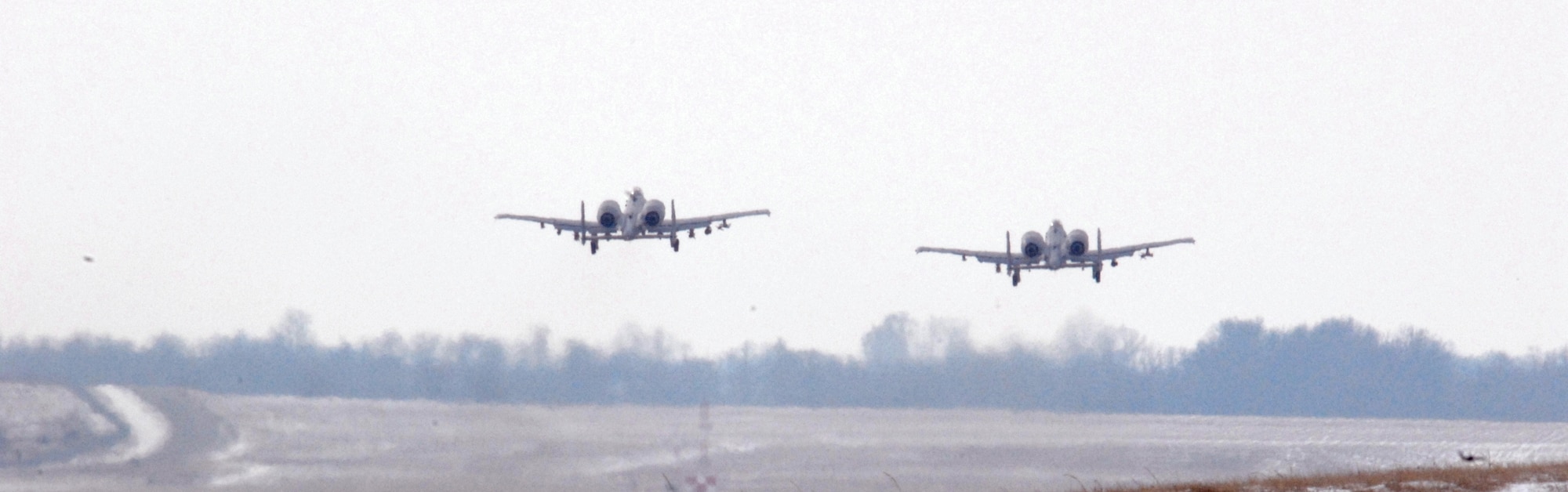 Dec. 22, 2009 marked the first 442nd Fighter Wing flight in the newly acquired A-10 Thunderbolt II C-models. The new models posess enhanced radio communication systems and text messaging capabilities. The 442nd Fighter Wing is an Air Force Reserve unit at Whiteman Air Force Base, Mo. (U.S. Air Force photo/Senior Airman Danielle Wolf)