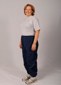 Maj. Kathryn Bienfang
Air Combat Command Public Affairs
Age: 42
Height: 5 feet, 9 inches
Weight: 193 pounds
Waist: 38 inches
