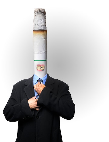 Tobacco use is taxing physically and financially, yet 27 percent of the Air Force still uses tobacco. However, classes at the Bolling Air Force Base Health and Wellness Center, rising tobacco prices and increased awareness about the negative effects of tobacco use have brought tobacco use on Bolling down to 11 percent. For more information about the HAWC's tobacco cessation classes or to make an appointment, call (202) 404-1563. (U.S. Air Force photo illustration by Senior Airman Alexandre Montes)