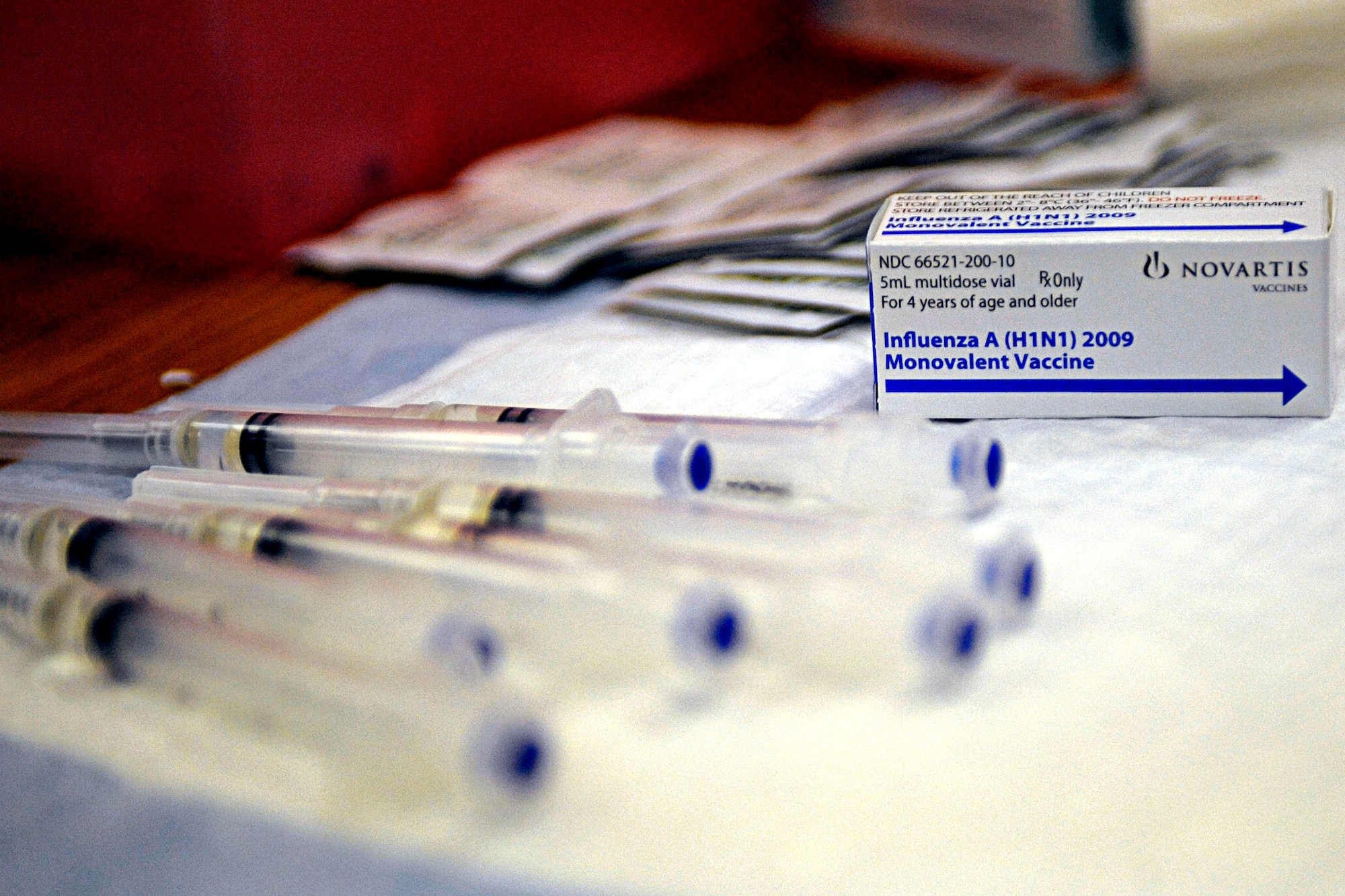 The H1N1 flu shot is now available for all service members at the 28th Medical Group clinic immunizations office. Dependants of service members may also receive the shot from the immunizations office, which is open Monday through Friday, 7:30 a.m. to 4 p.m.  (U.S. Air Force photo/Airman 1st Class Matthew Flynn)