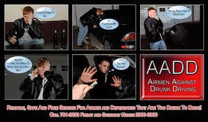 Airmen Against Drunk Driving comic strip