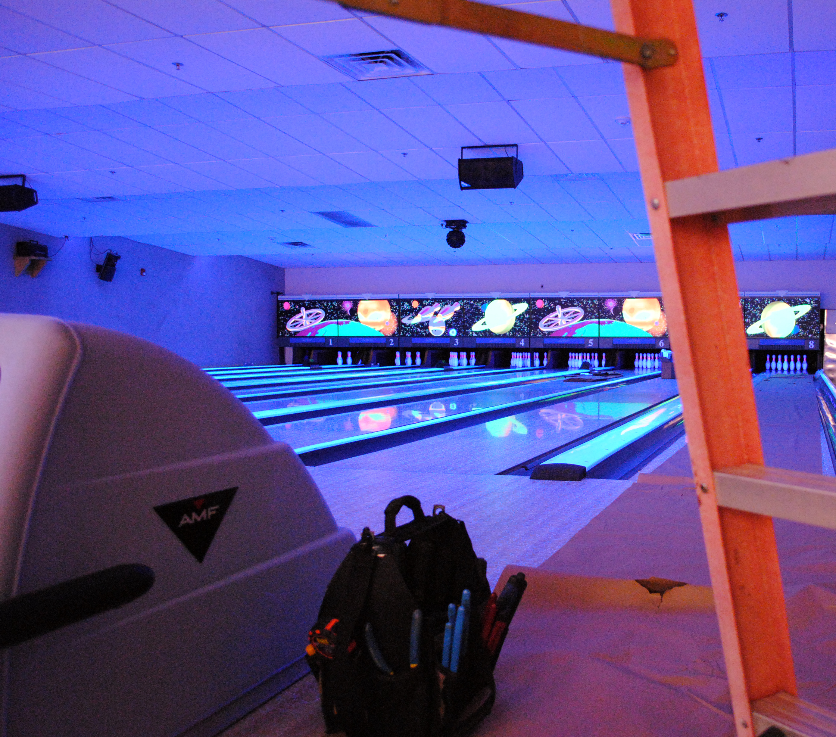 Bowling glow lights
