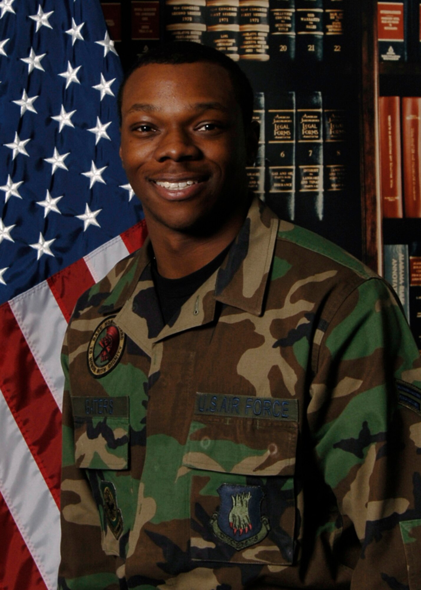 Quarterly Award Winner: Honor Guard 
Airman 1st Class John Gaters, 22nd Civil Engineer Squadron 
