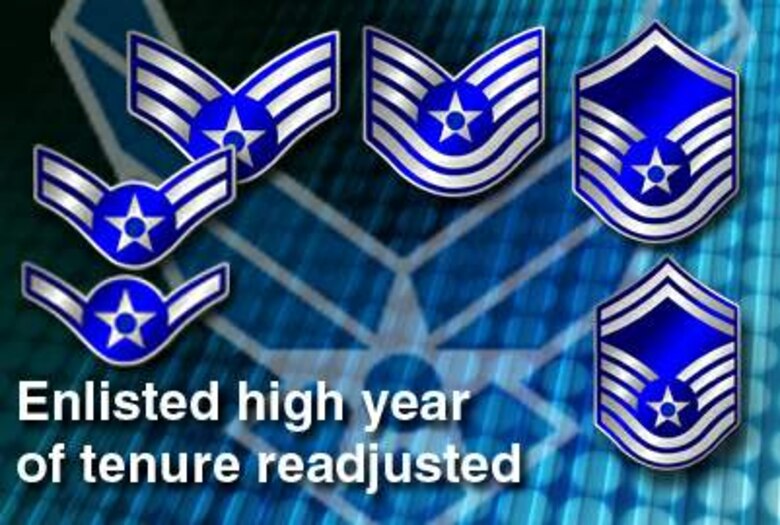 Air Force returns enlisted high year of tenure to standards