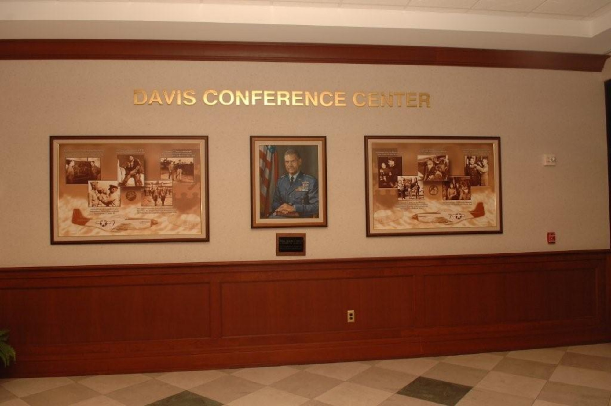 The Davis Conference Center was dedicated on Feb. 7, 2004 in honor of              General Benjamin O. Davis.