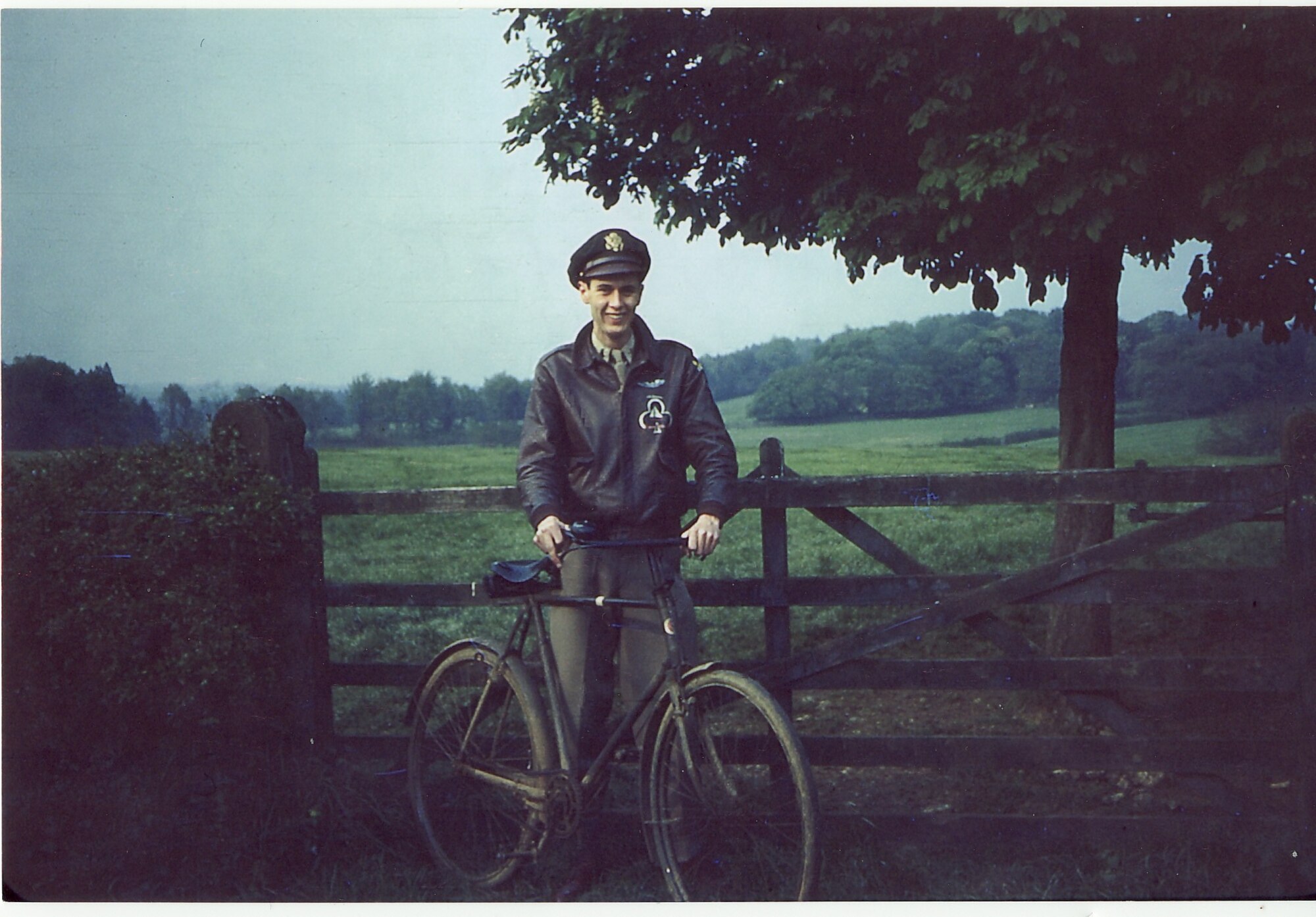 Jack Downhill, a C-47 Pilot who was later a commander for the 62nd Troop Carrier Squadron, flew during Operation Husky, Operation Neptune (D-Day), Operation Market and Operation Varsity. This picture was taken sometime after D-Day in 1944, not far from Saltby Airfield, England, where the 314th was stationed. (Courtesy photo)