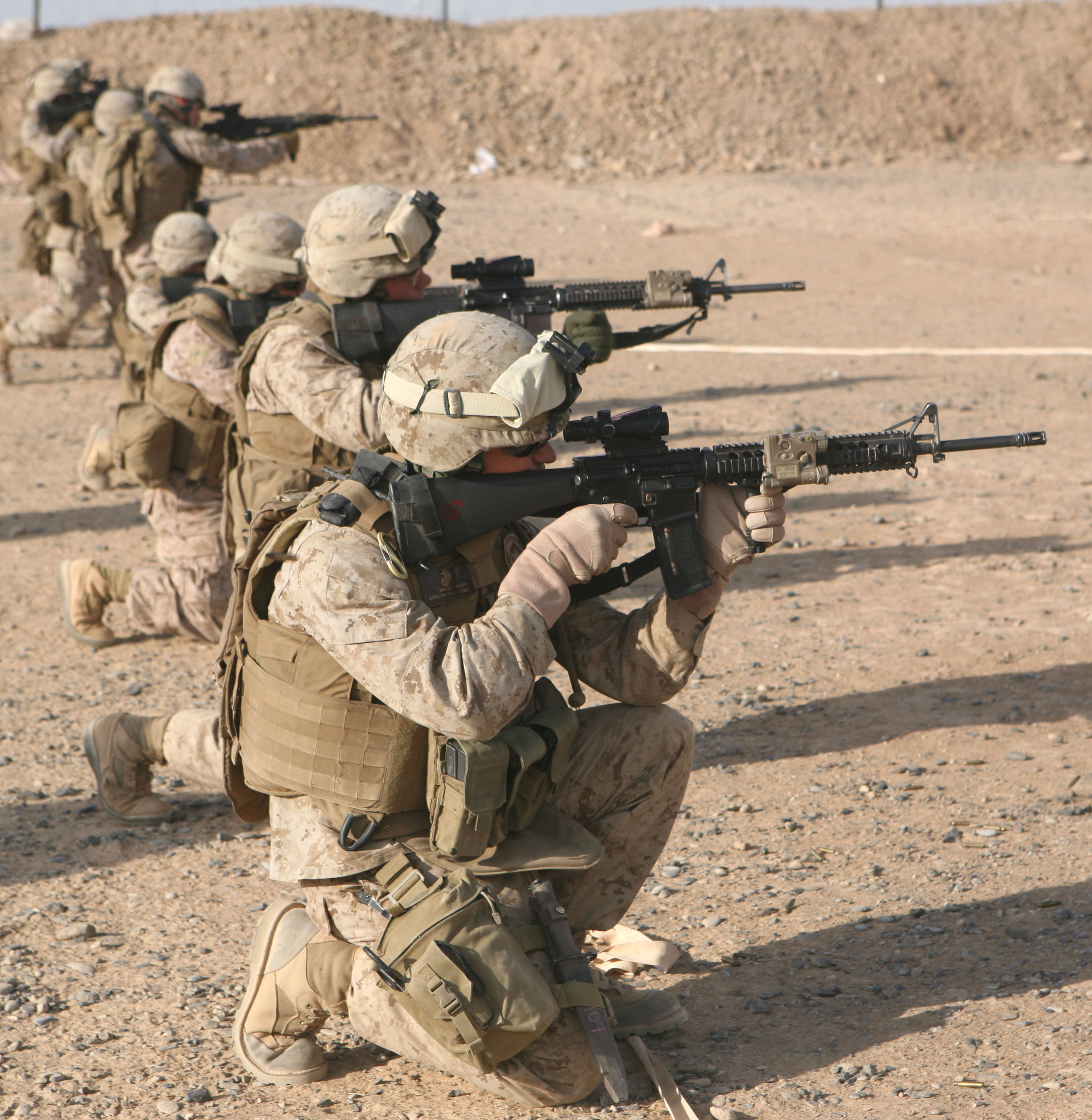 Camp Dwyer Marine Base in Hemland River Valley, Afghanistan, image size:2724x2792