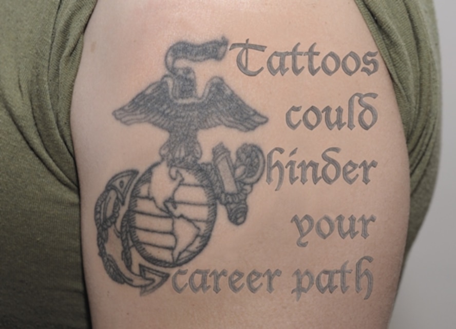 Tattoo tolerance bringing in more Marine recruits  TribLIVEcom