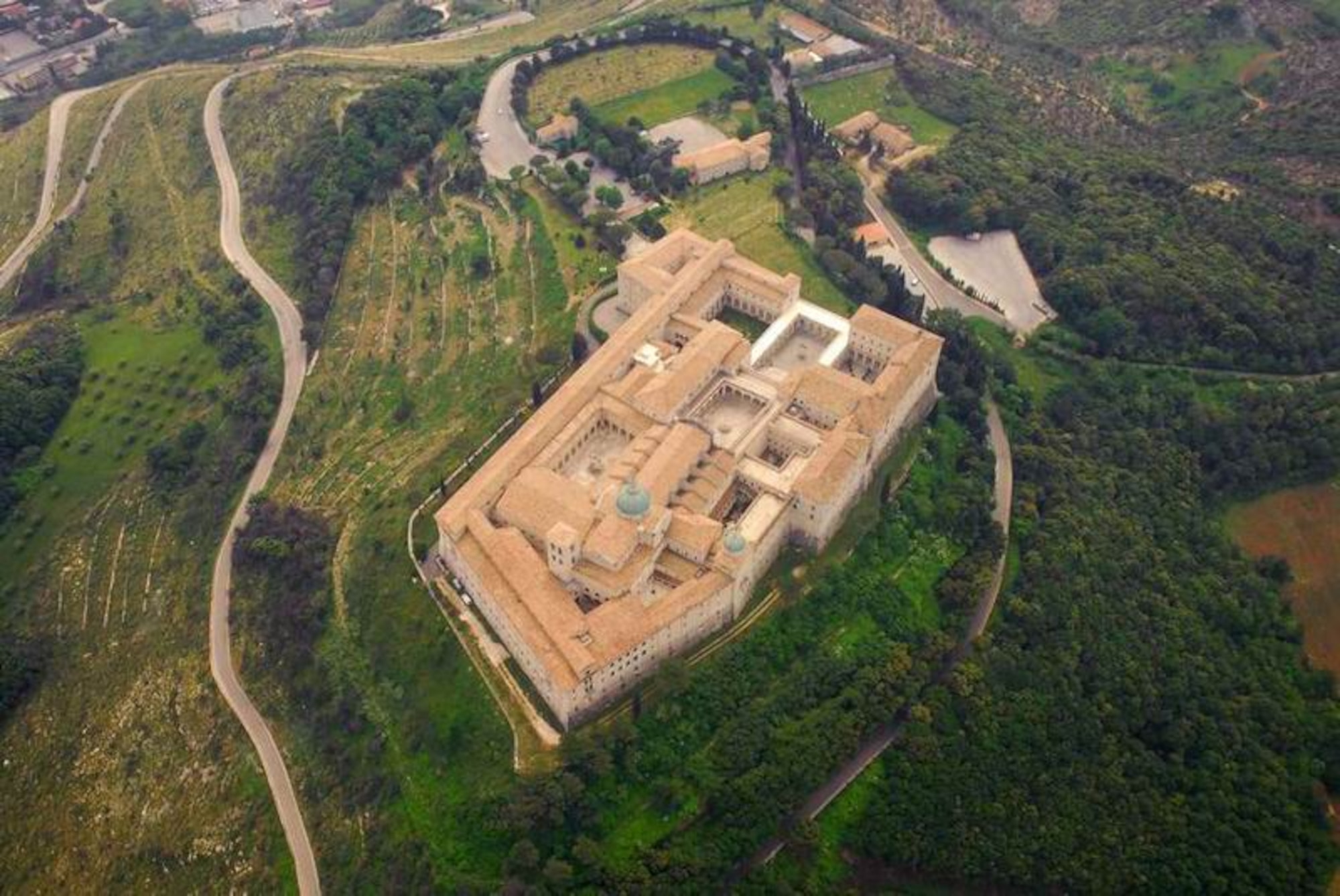 The new and rebuilt Monte Cassino on its original site.  This initiative was funded by the Italian government shortly after the end of World War II. (Courtesy photo)