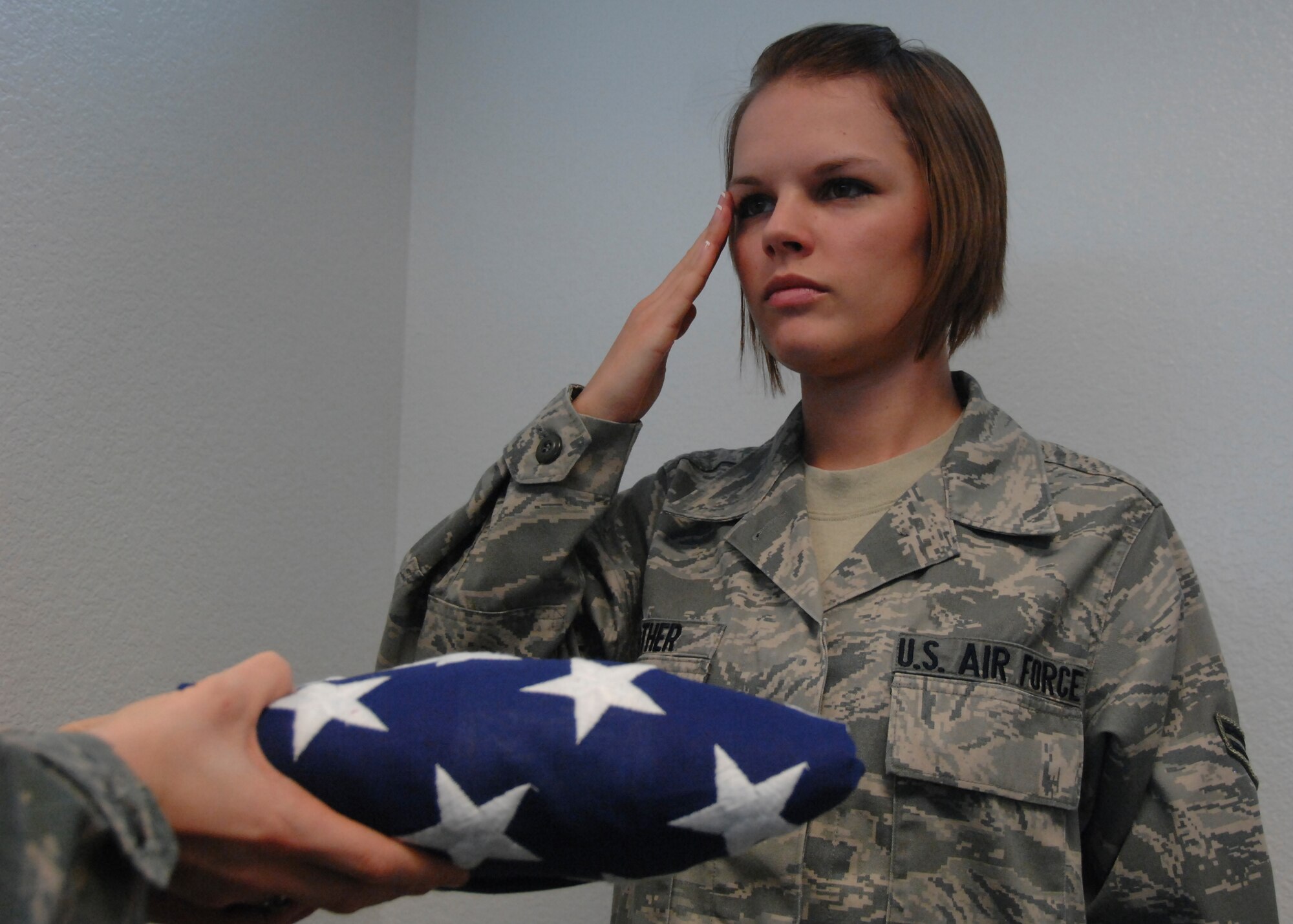 Airman 1st Class Kayla Sather, 129th Medical Group bioenvironmental engineer, is this month’s Portrait of a Professional. (Air National Guard photo by Airman 1st Class Jessica Green)