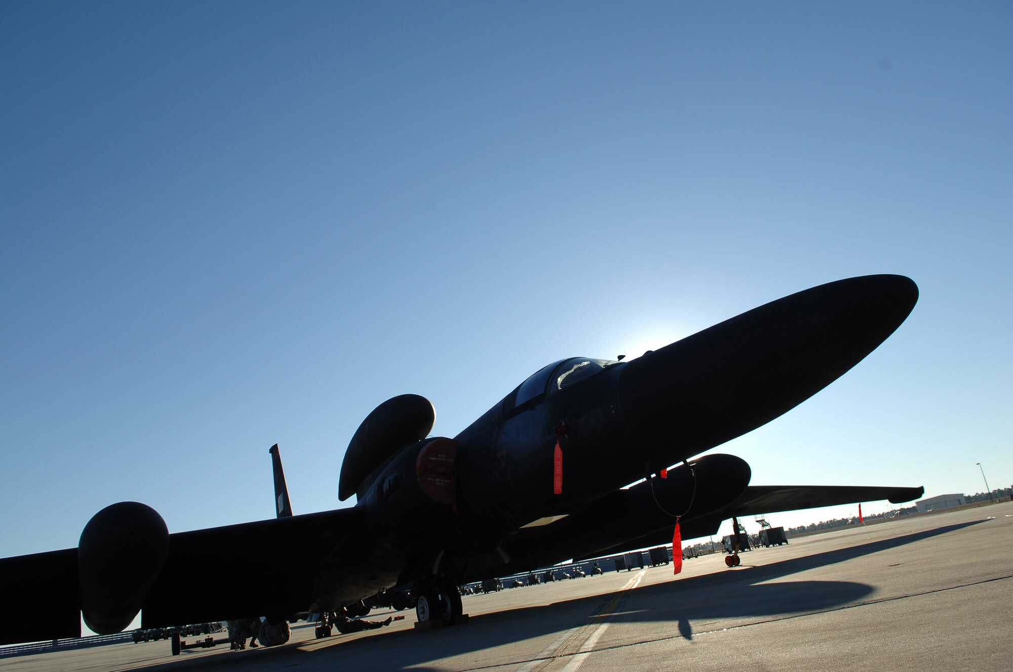The U-2S is a high altitude, multi-intelligence reconnaissance aircraft. It can fly above 70,000 feet and provide near real-time imagery and intelligence to warfighters. (U. S. Air Force Photo by Ray Crayton)