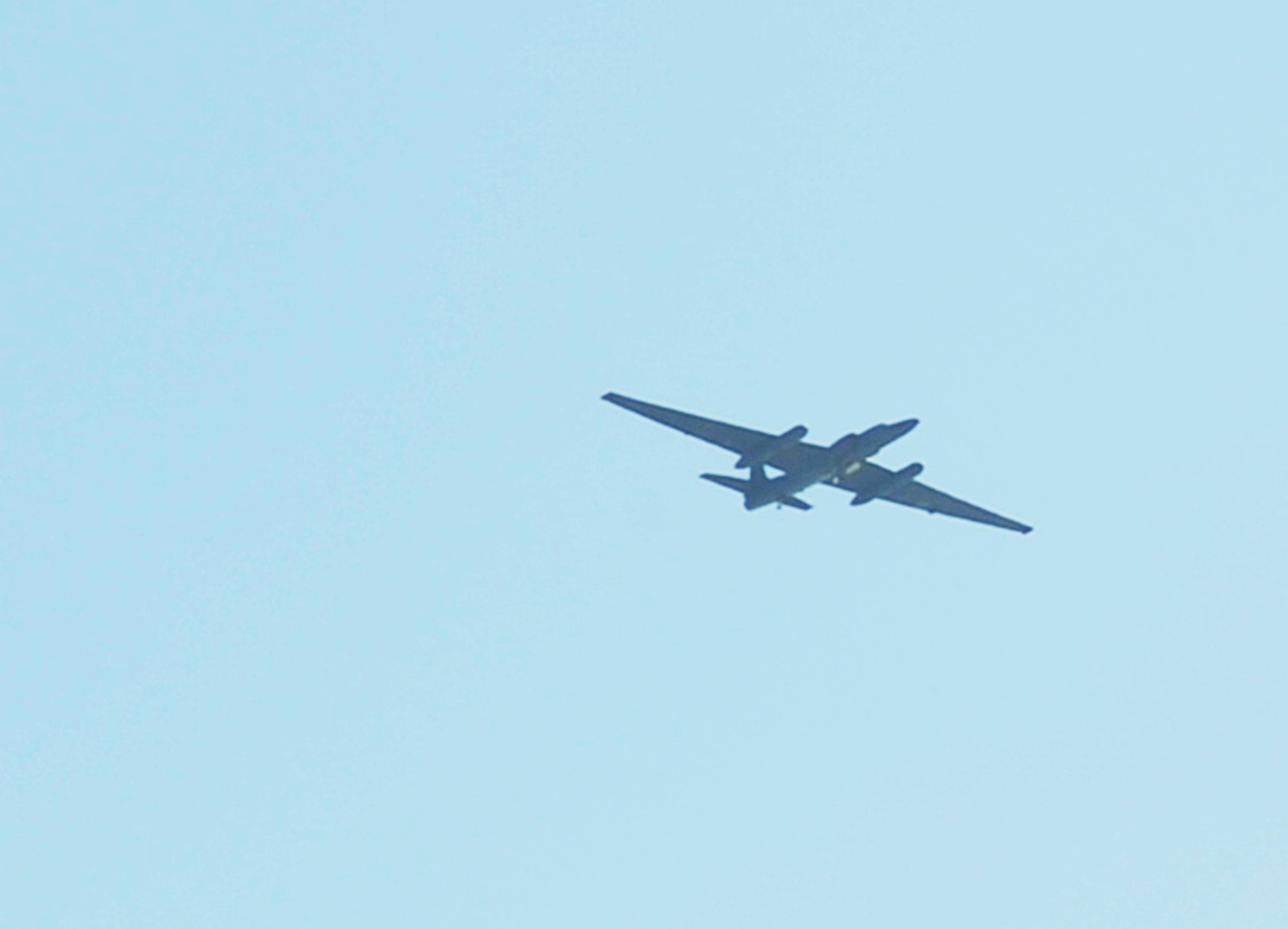 A U-2 Dragon Lady from the 99th Expeditionary Reconnaissance Squadron takes off for a mission Jan. 29, 2010, from a non-disclosed location in Southwest Asia.  On its missions, the U-2 flies as high an altitude as 70,000 feet. The 99th ERS, part of the 380th Air Expeditionary Wing, supports Operations Iraqi Freedom and Enduring Freedom and the Combined Joint Task Force-Horn of Africa. (U.S. Air Force Photo/Tech. Sgt. Scott T. Sturkol/Released)