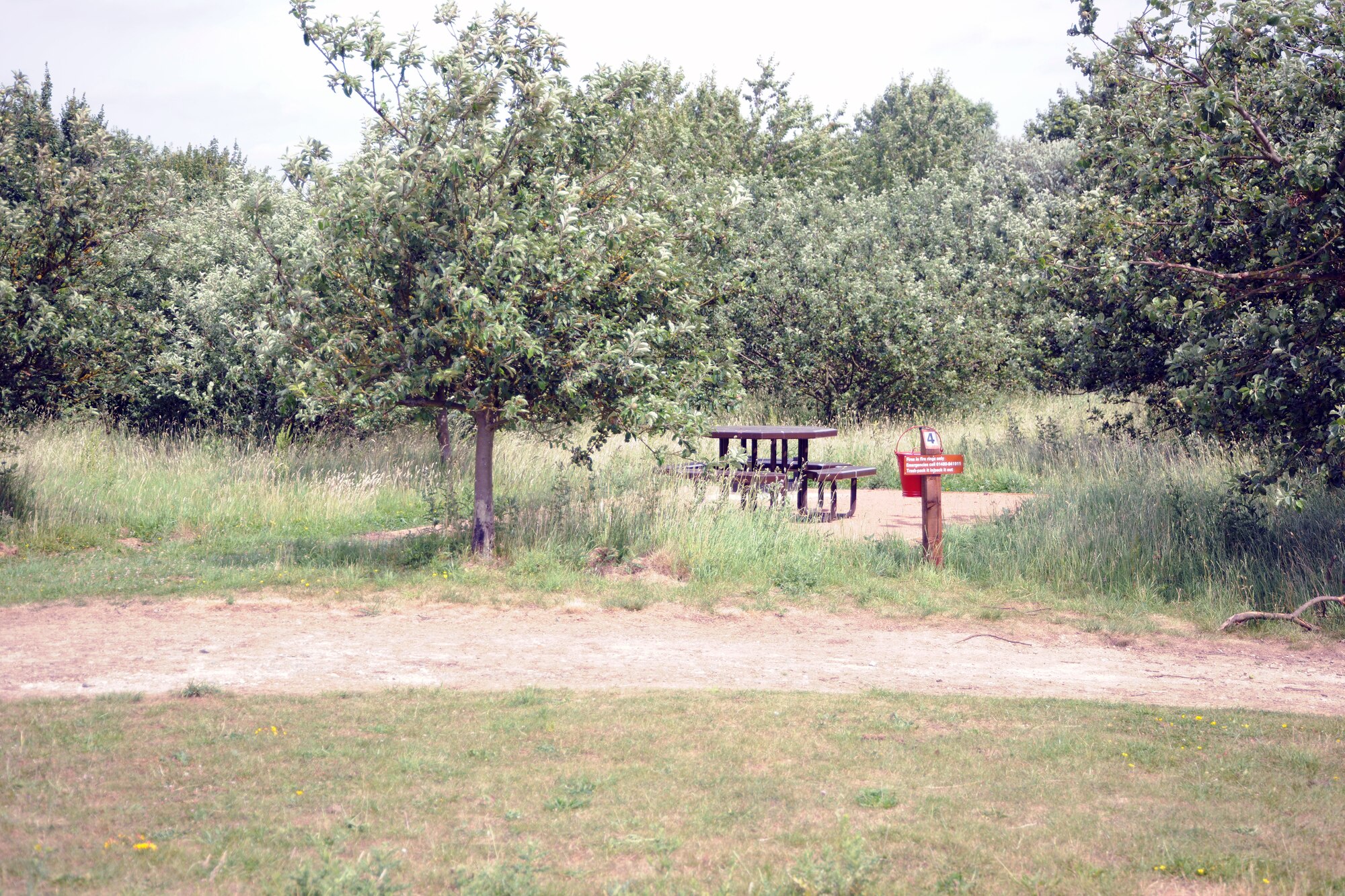 RAF MOLESWORTH, United Kindom - There are five camp sites that can be rented for free from Outdoor Recreation. Each camp site has a fire pit and picnic table. To reserve a site call 268-3709. (U.S. Air Force photo by Staff Sgt. Joel Mease)