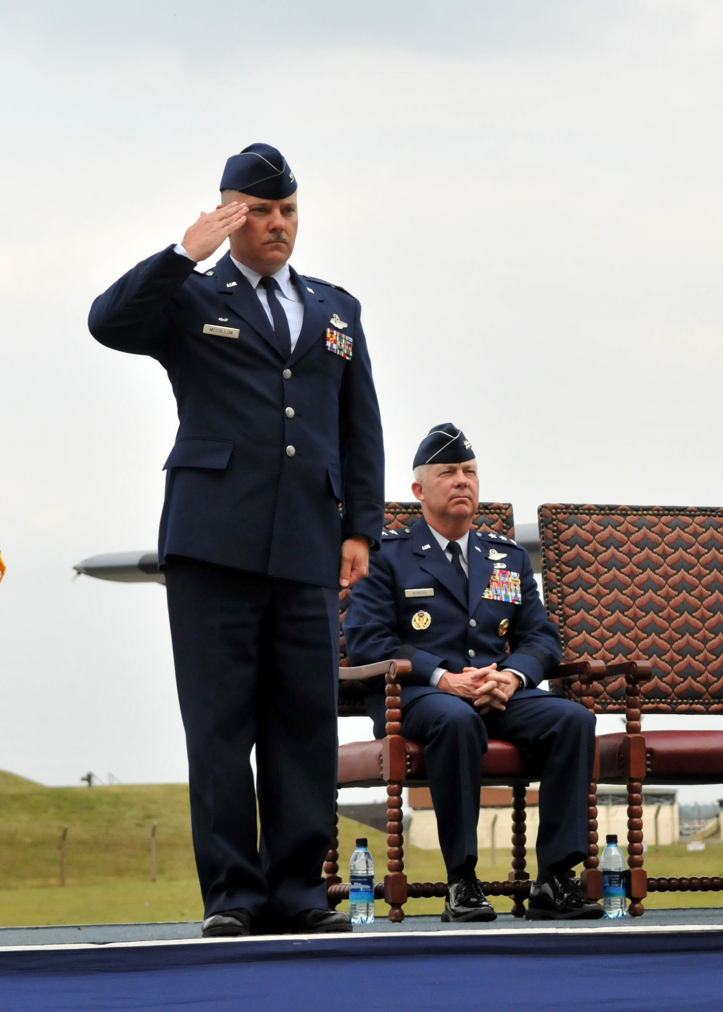 Col. Gary L. McCollum assumes command of the 352nd Special Operations Group June 25. (U.S. Air Force photo/ Staff Sgt. Austin May)