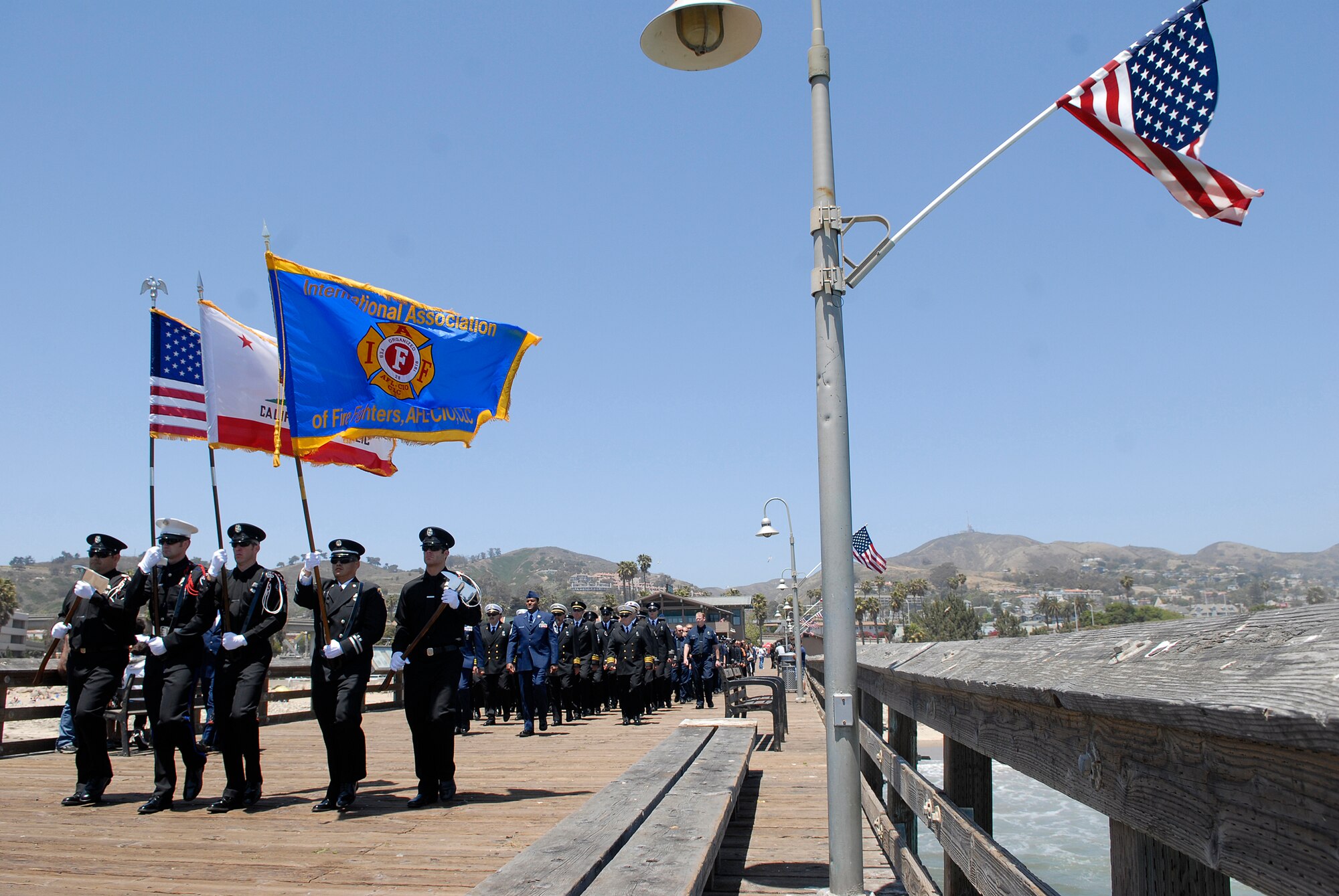VANDENBERG AIR FORCE BASE, Calif. -- A memorial service for Sean Daniel Fleming was held at 10 a.m. today, July 1, in Ventura, Calif. Sean Fleming, 32, spent 12 years assigned to the Vandenberg Fire Department as a rescue program manager. He was last seen kayaking off the Santa Barbara County coast June 19.  (U.S. Air Force photo/Senior Airman Andrew Satran) 