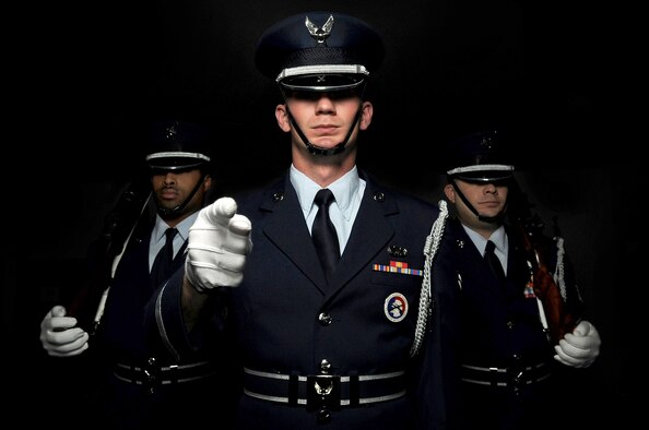 The Ramstein Air Base, Germany, Honor Guard is seeking enthusiastic, dedicated and highly motivated Airmen to be a part of the team. Those interested in the Honor Guard can call 480-5968. (U.S. Air Force Photo by Airman 1st Class Grovert Fuentes-Contreras)