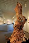 BISMARCK, N.D. – The piece of artwork shown here June 22 is on display at the Bismarck Art Galleries Association. The pieces are part of a monthly rotation that features local, regional, and national talent. (U.S. Air Force photo by 1st Lt Kidron B. Farnell)