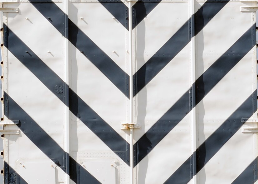 MINOT AIR FORCE BASE, N.D. – This spot isn’t pointing down; it shows an important aspect of the base’s mission. (U.S. Air Force photo by Staff Sgt. Keith Ballard)